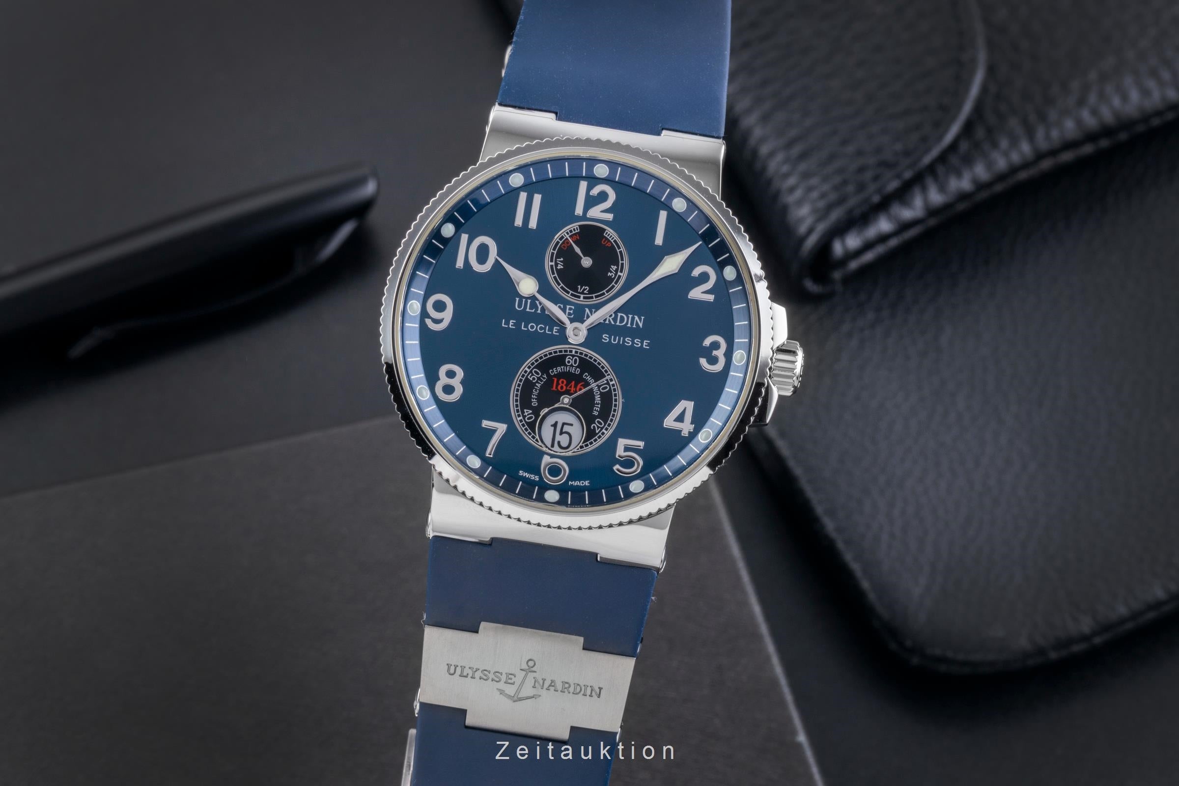 Ulysse Nardin Marine Chronometer Automatik Stahl Ref. 263-66 Box & Papiere 2012 [2506129]