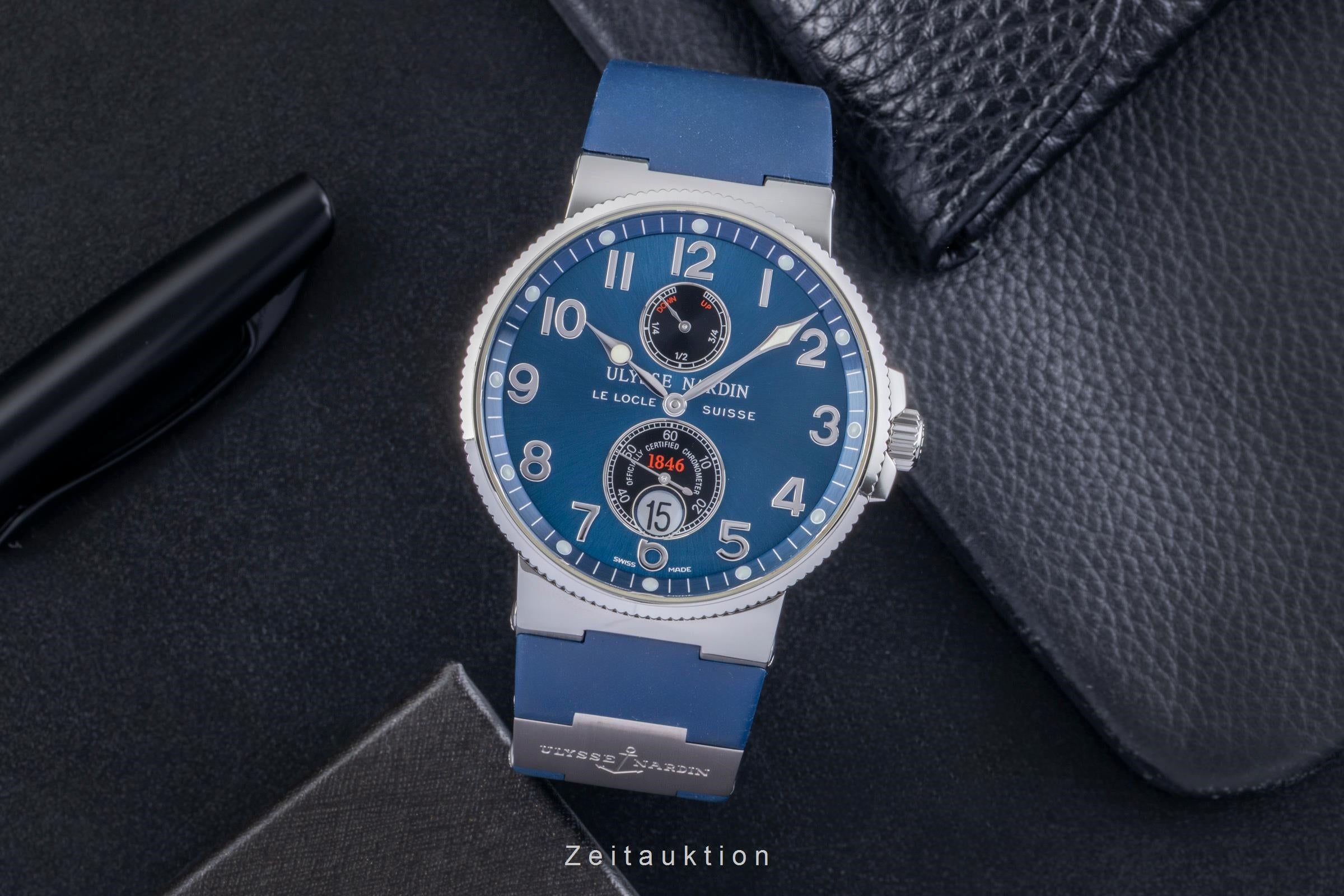 Ulysse Nardin Marine Chronometer Automatik Stahl Ref. 263-66 Box & Papiere 2012 [2506129]