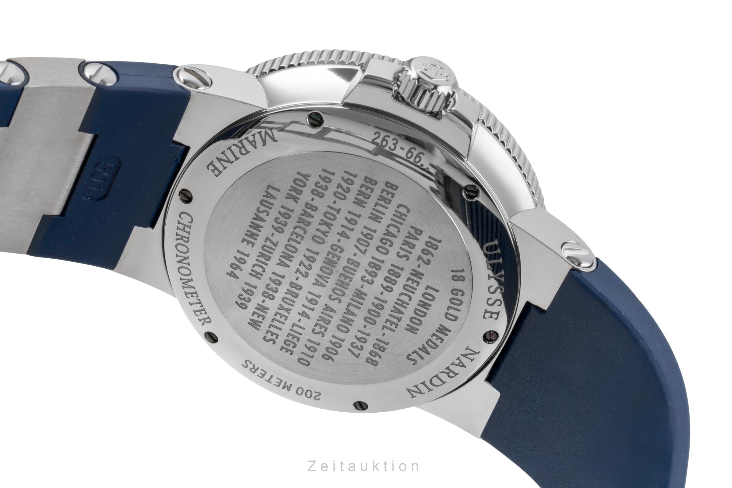 Ulysse Nardin Marine Chronometer Automatik Stahl Ref. 263-66 Box & Papiere 2012 [2506129]