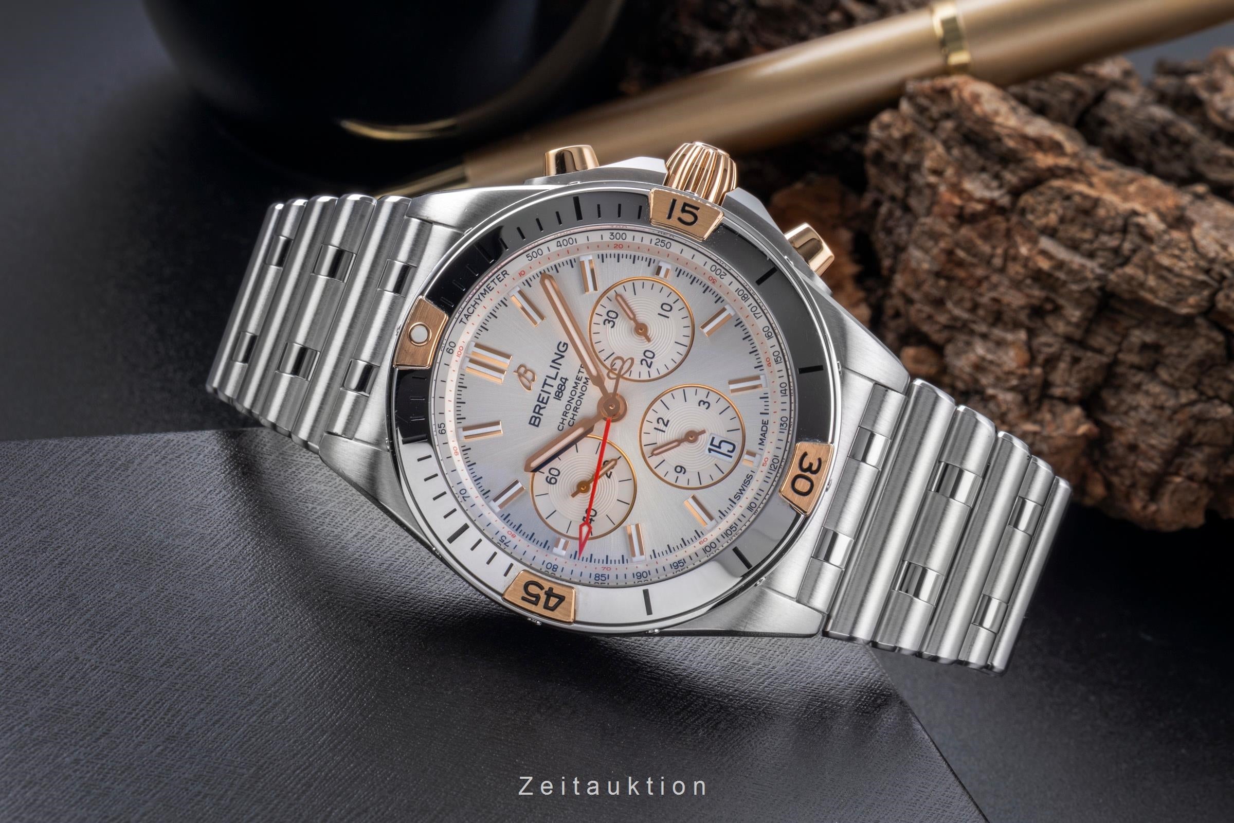 Breitling Chronomat chronographe acier / or  automatique montre pour hommes IB0134 LP: 10850EUR  [2506133]