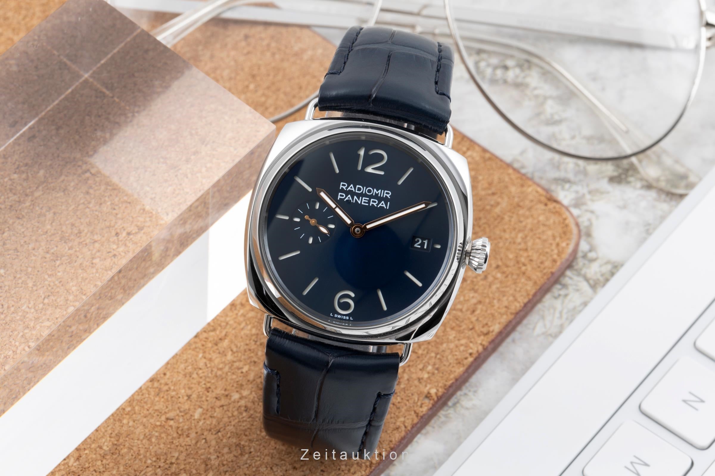 Panerai Radiomir acier automatique montre pour hommes PAM01293 LP: 6100EUR  [2506136]