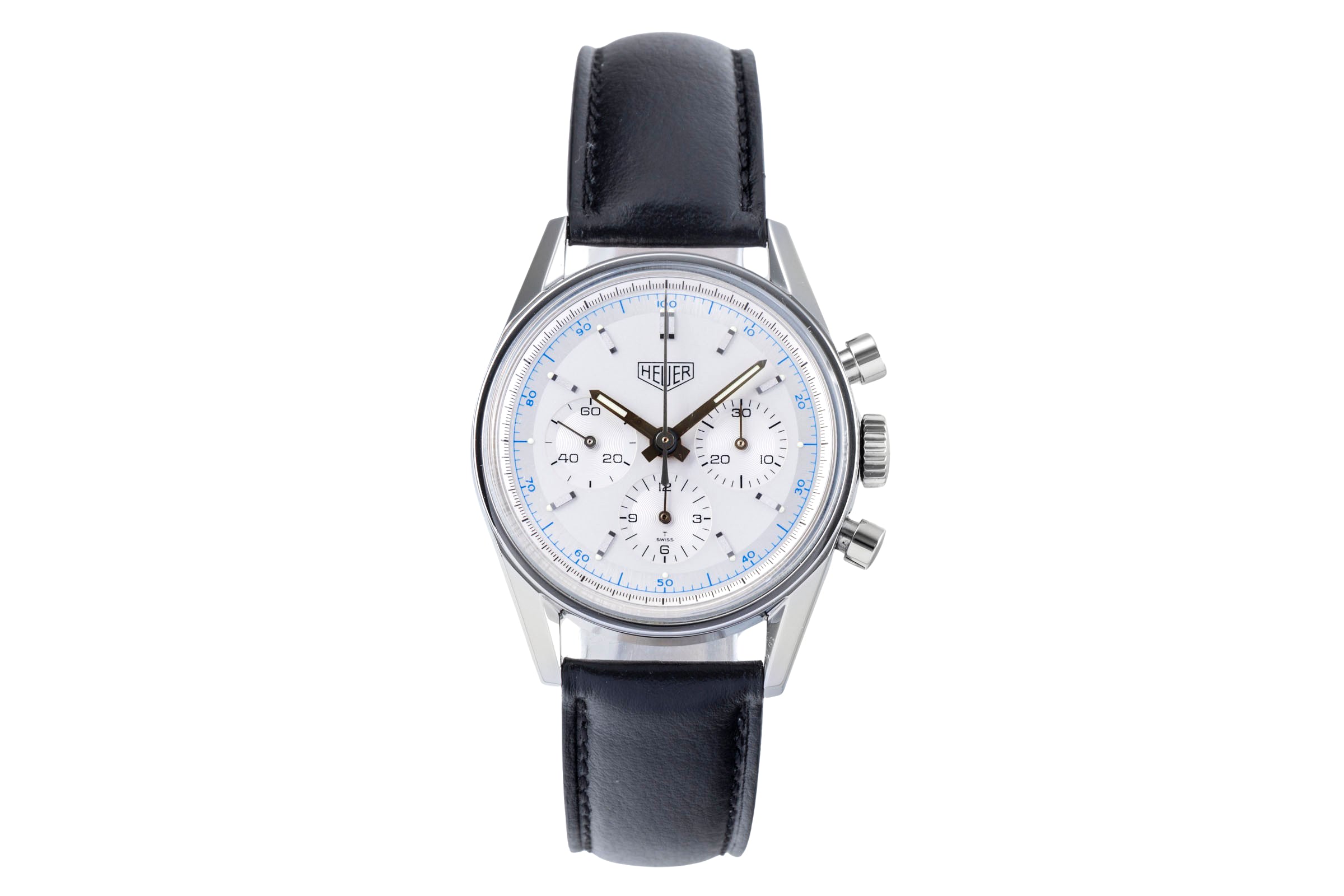 Tag Heuer Carrera chronographe acier à remontage manuel montre pour hommes CS3110.BC0726  [2506141]