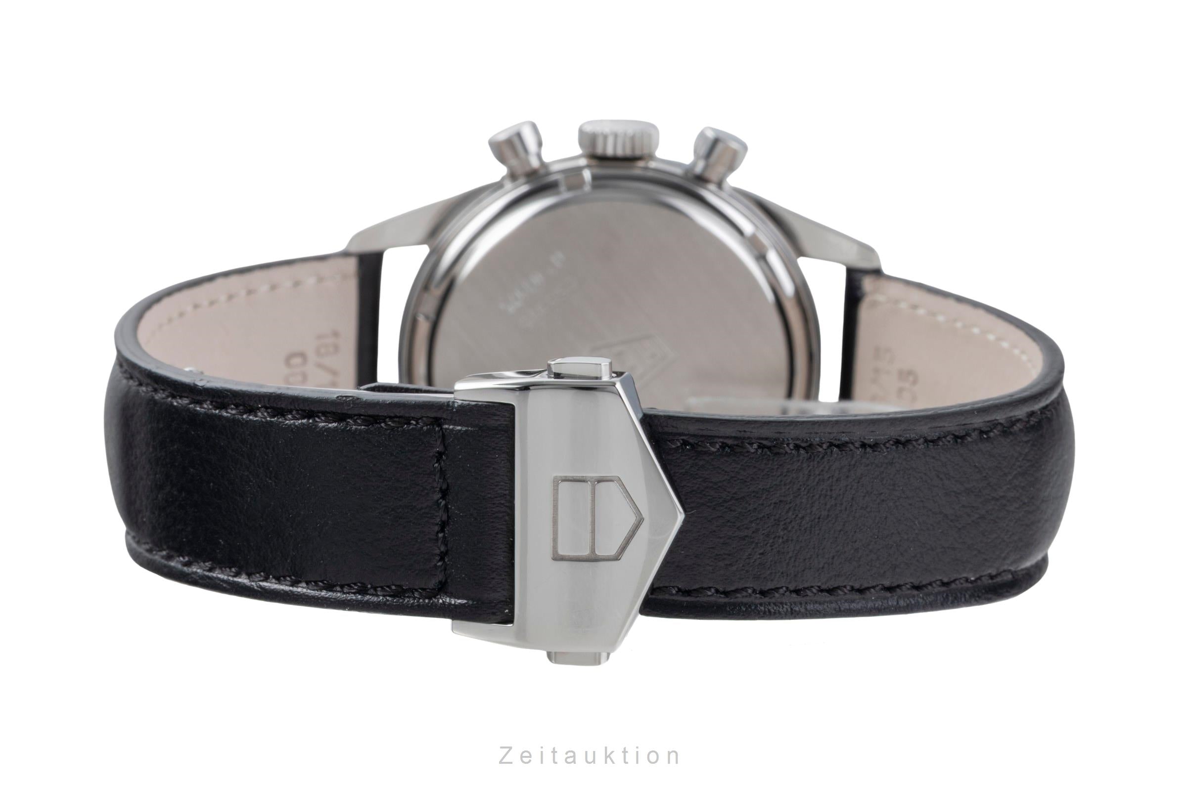 Tag Heuer Carrera chronographe acier à remontage manuel montre pour hommes CS3110.BC0726  [2506141]