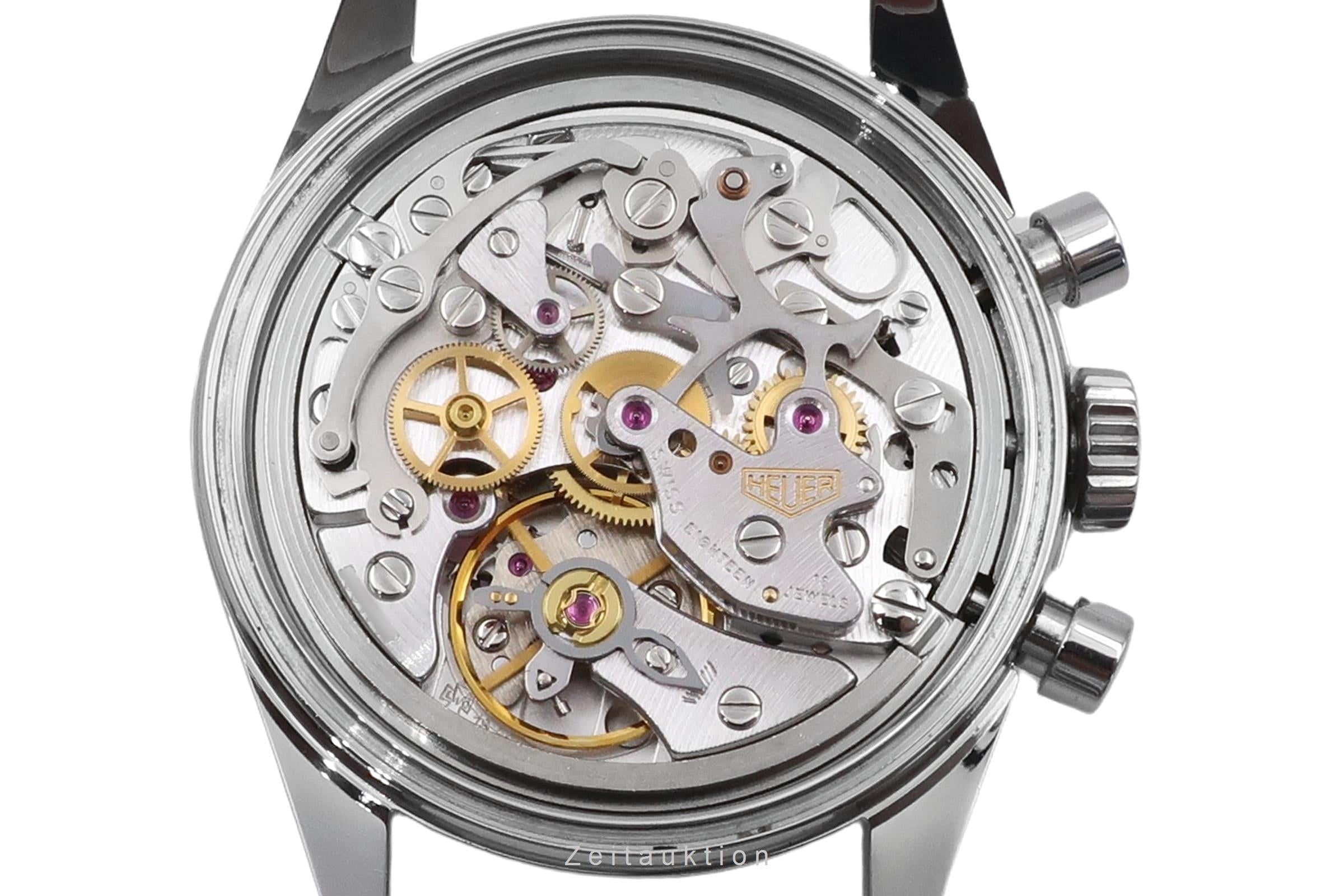 Tag Heuer Carrera chronographe acier à remontage manuel montre pour hommes CS3110.BC0726  [2506141]