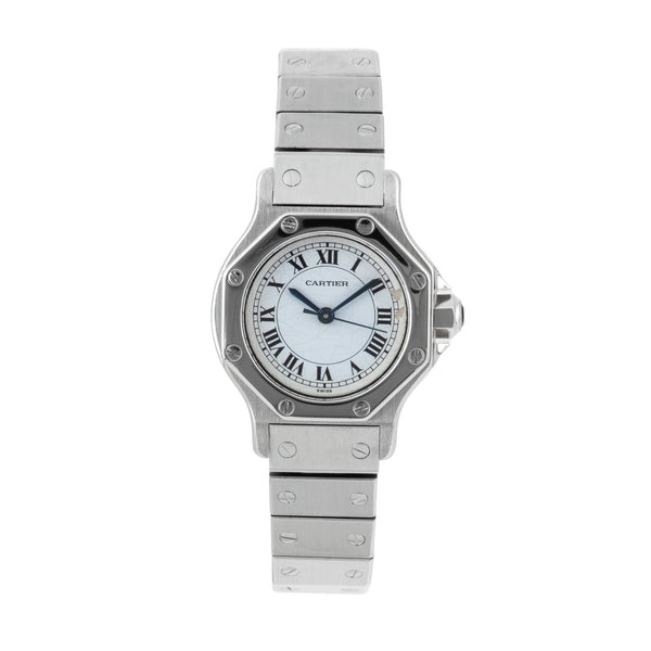 Cartier Santos Ronde steel automatic men's watch 0906  [2506144]