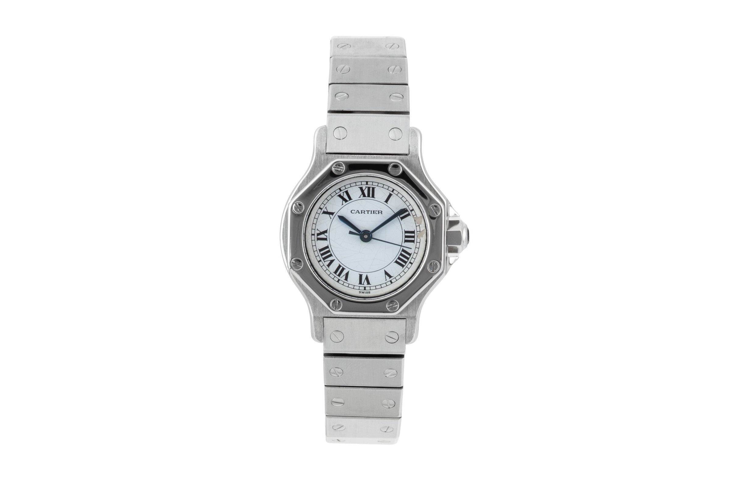 Cartier Santos Ronde steel automatic men's watch 0906  [2506144]