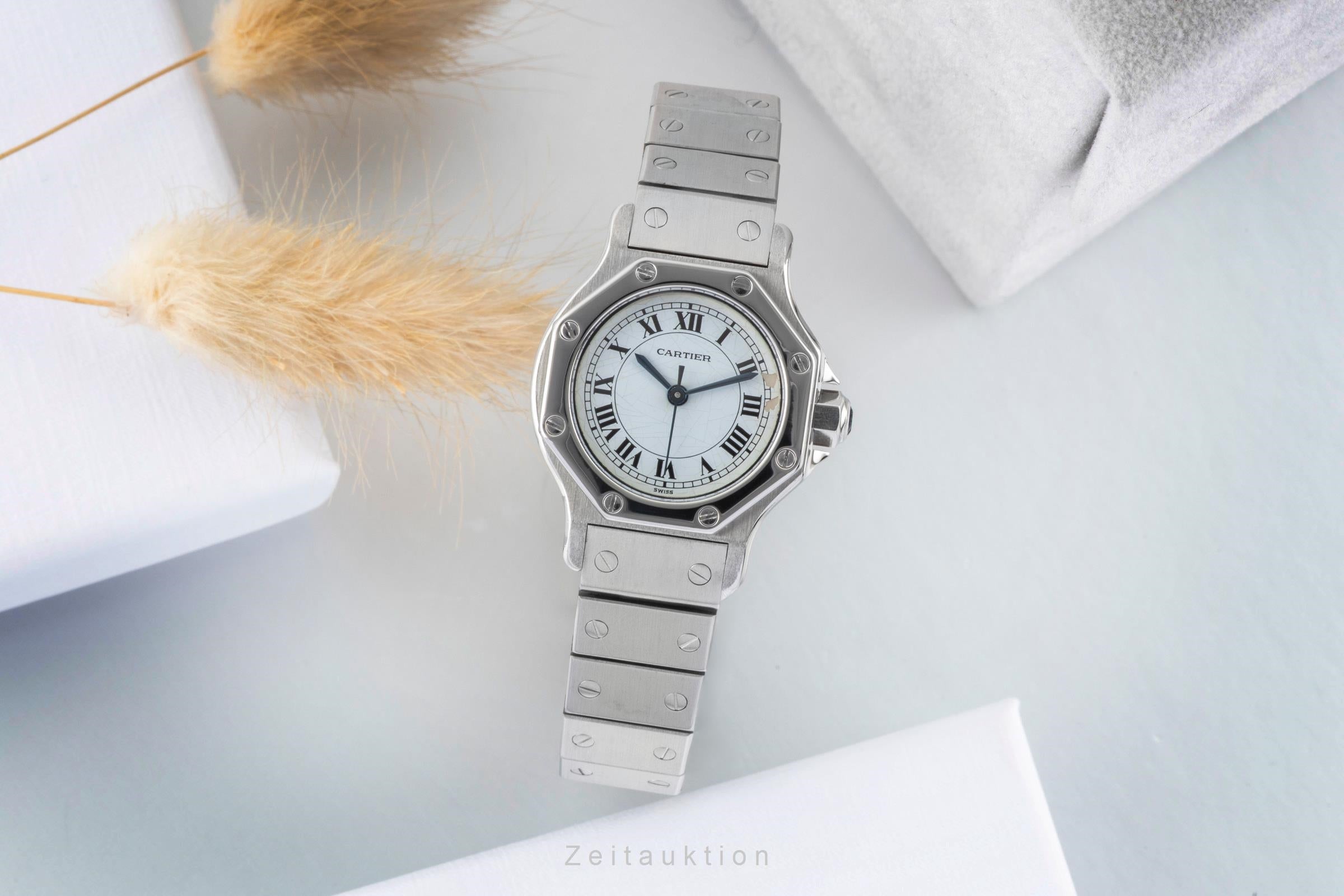 Cartier Santos Ronde steel automatic men's watch 0906  [2506144]