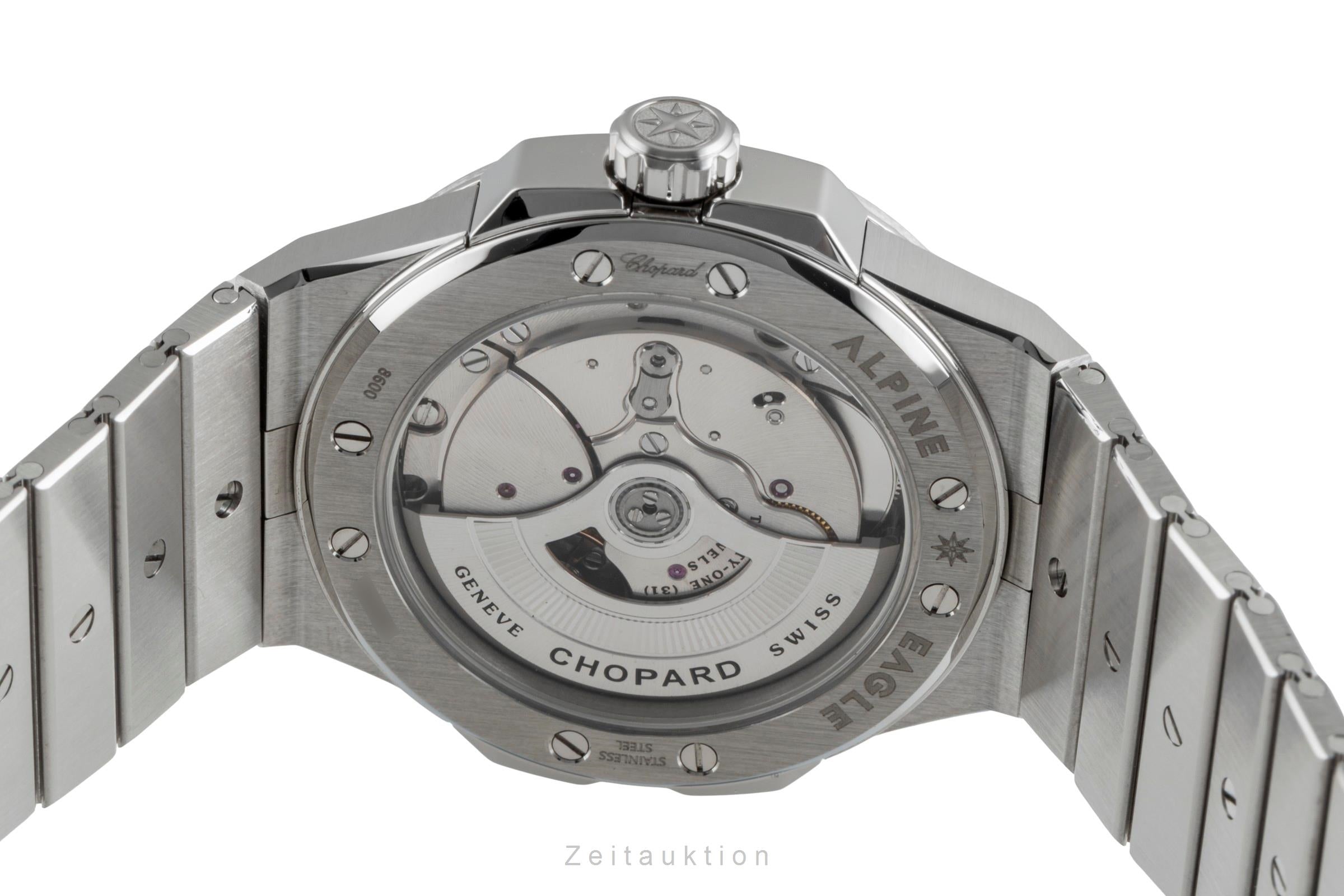Chopard Alpine Eagle steel automatic men's watch 298600-3001	 LP: 15900EUR  [2506148]