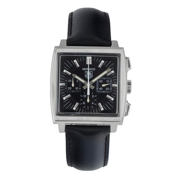 Tag Heuer Monaco Chronograph Stahl Automatik Herrenuhr CW2111-0 Klassiker [2506151]