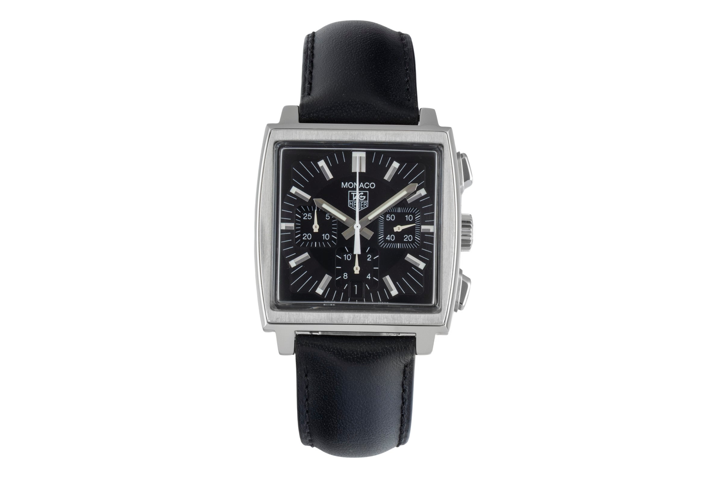 Tag Heuer Monaco Chronograph Stahl Automatik Herrenuhr CW2111-0 Klassiker [2506151]