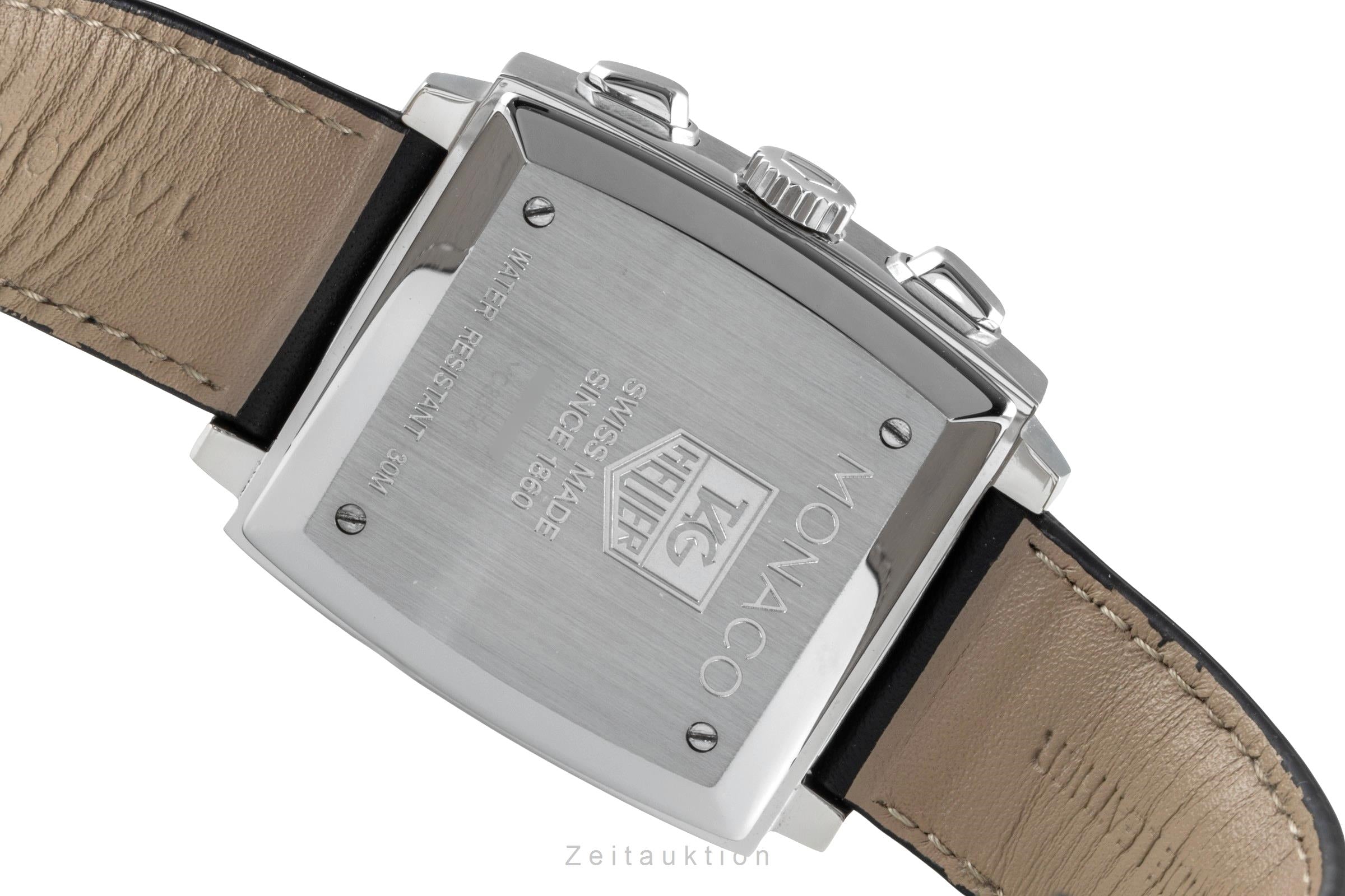 Tag Heuer Monaco Chronograph Stahl Automatik Herrenuhr CW2111-0 Klassiker [2506151]