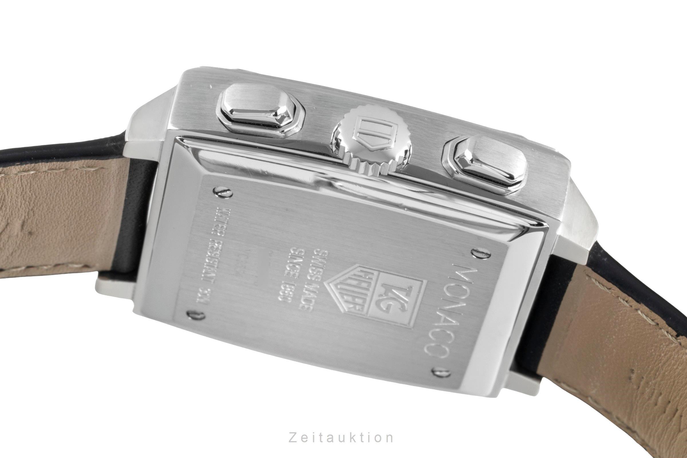 Tag Heuer Monaco Chronograph Stahl Automatik Herrenuhr CW2111-0 Klassiker [2506151]