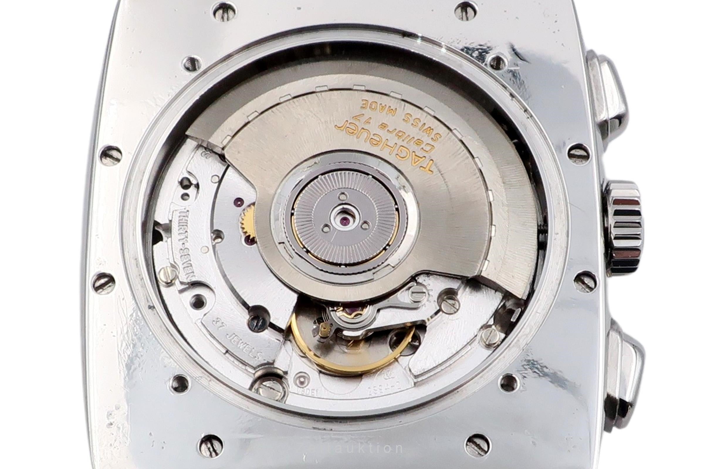 Tag Heuer Monaco Chronograph Stahl Automatik Herrenuhr CW2111-0 Klassiker [2506151]