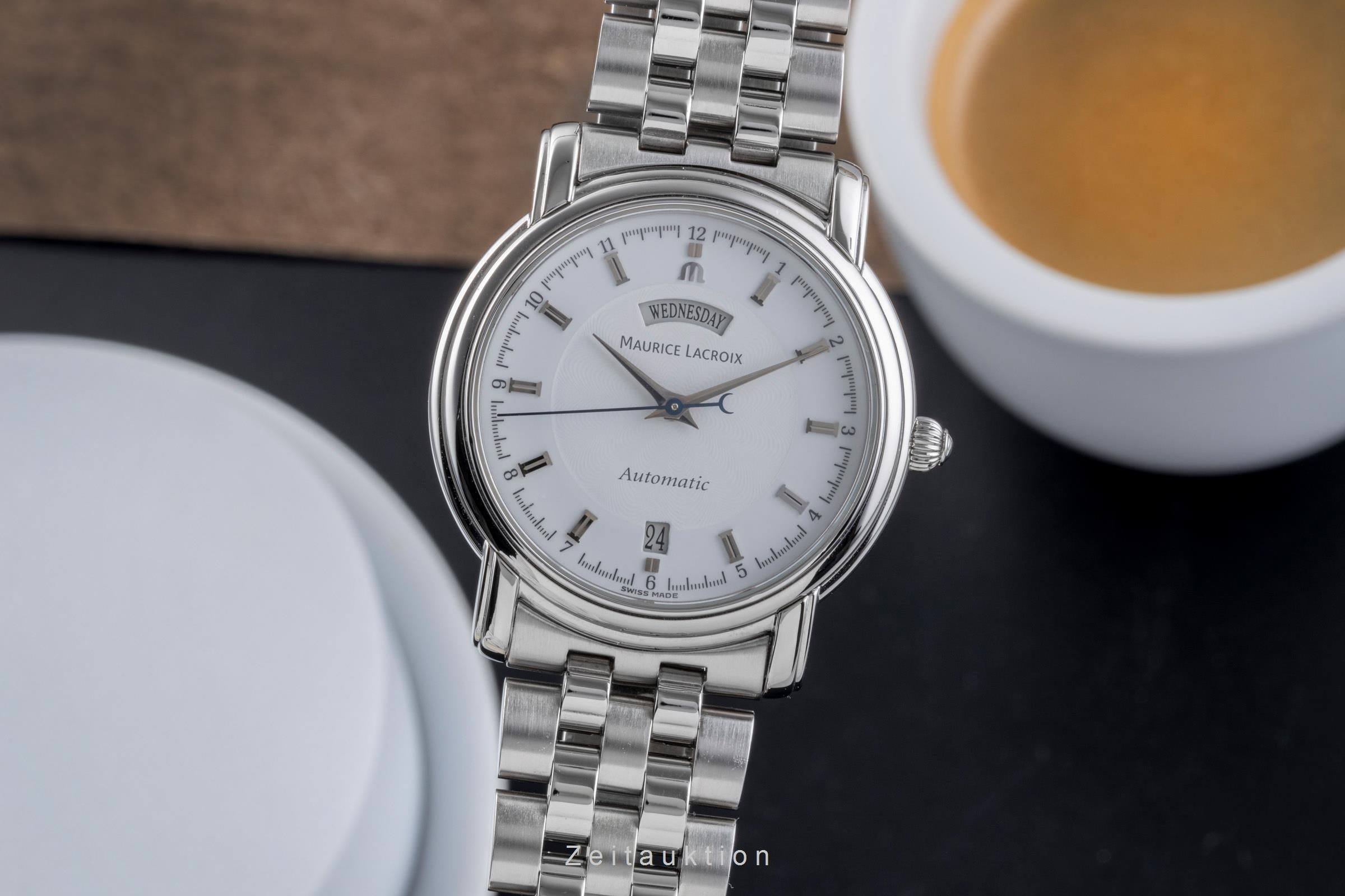 Maurice Lacroix Pontos acier automatique montre pour hommes PT6027  [2506152]