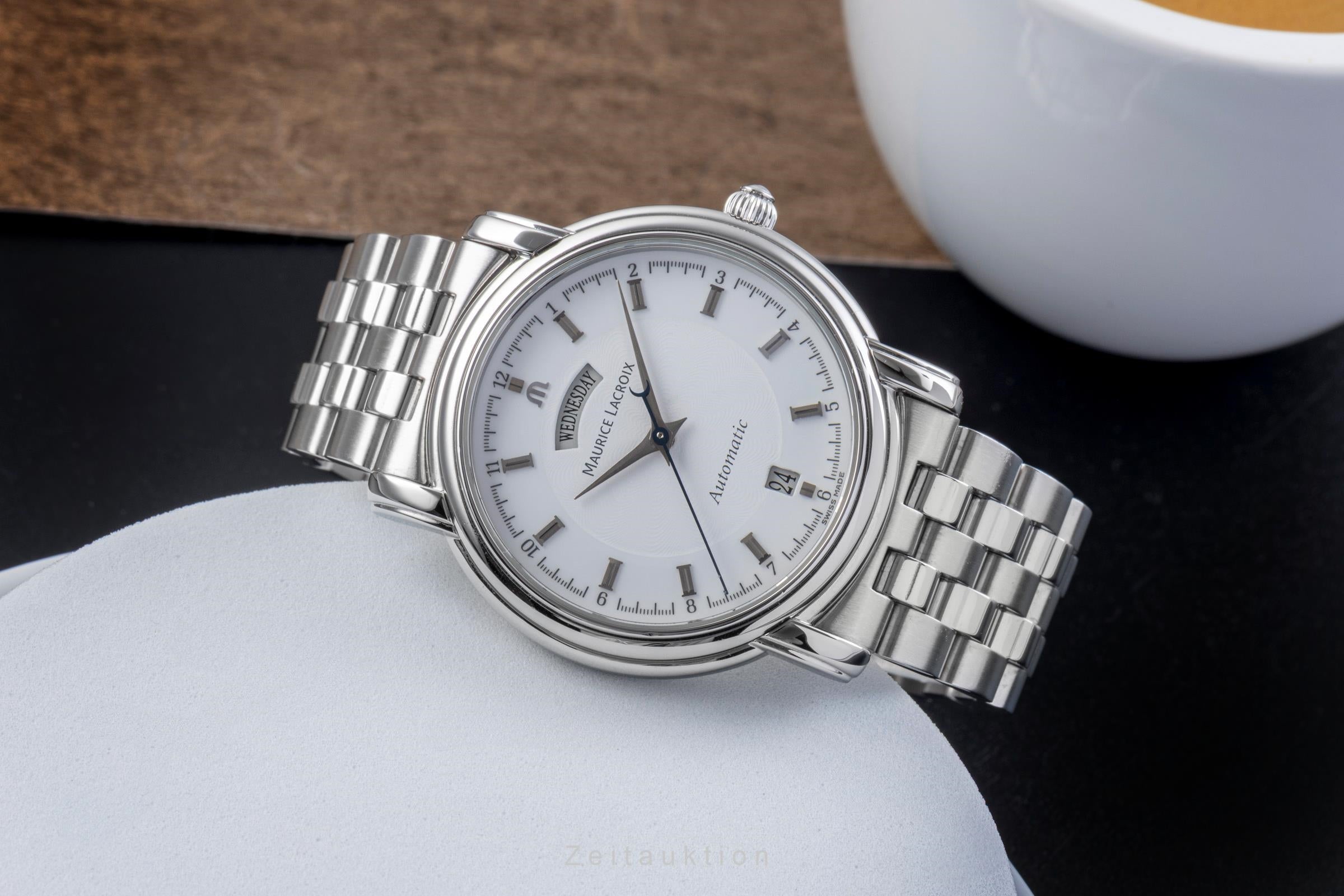 Maurice Lacroix Pontos acier automatique montre pour hommes PT6027  [2506152]