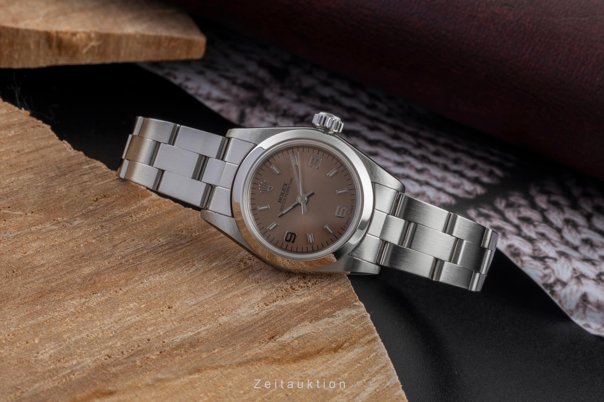 Rolex Oyster Perpetual steel automatic women's watch 67180  [2506154]