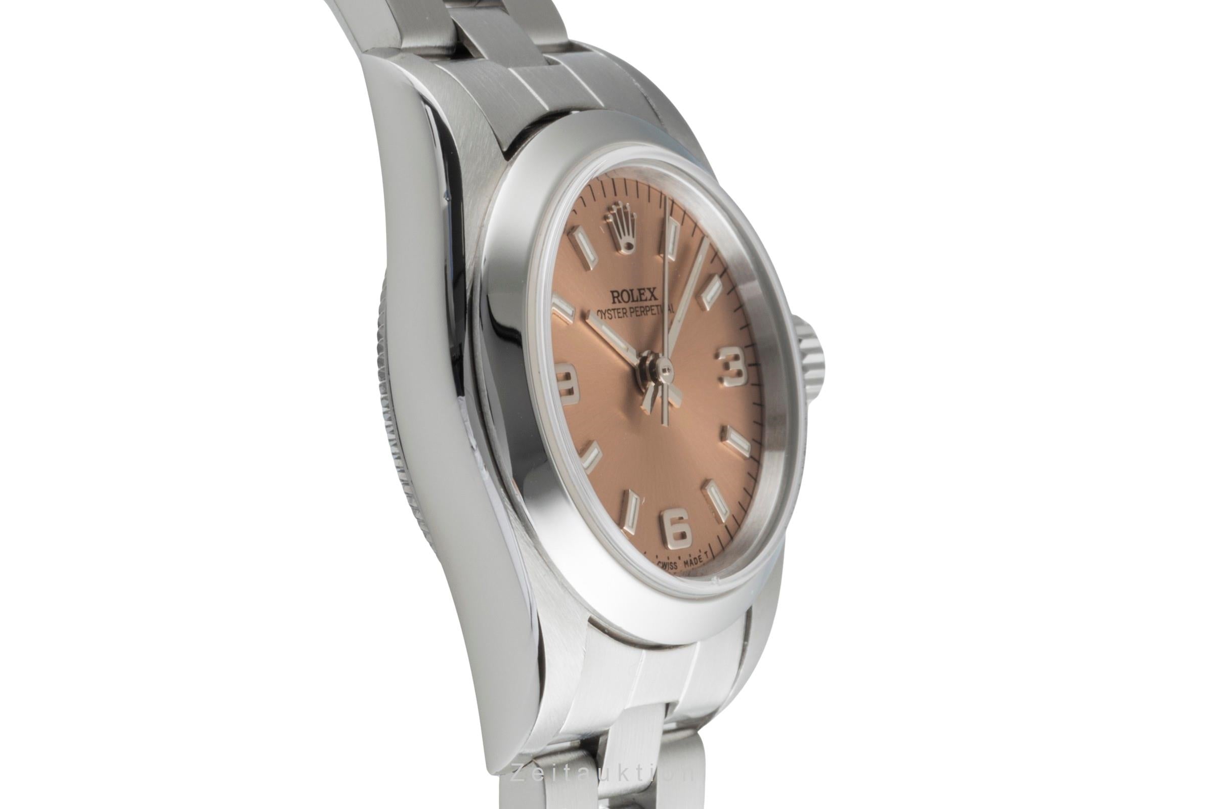 Rolex Oyster Perpetual steel automatic women's watch 67180  [2506154]