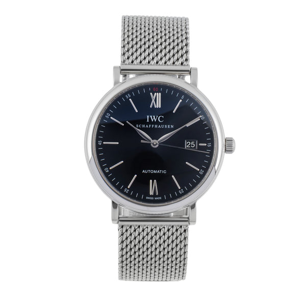 IWC Portofino acier automatique montre pour hommes IW356502 LP: 6300EUR  [2506155]
