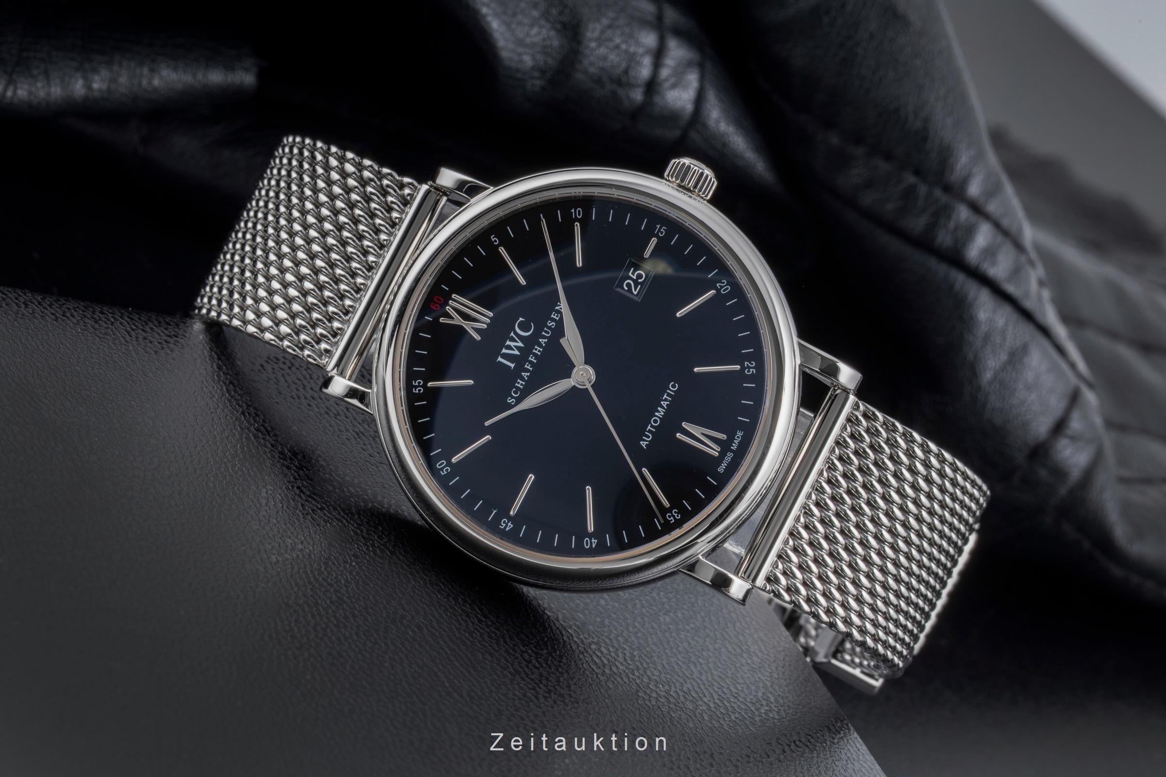 IWC Portofino acier automatique montre pour hommes IW356502 LP: 6300EUR  [2506155]