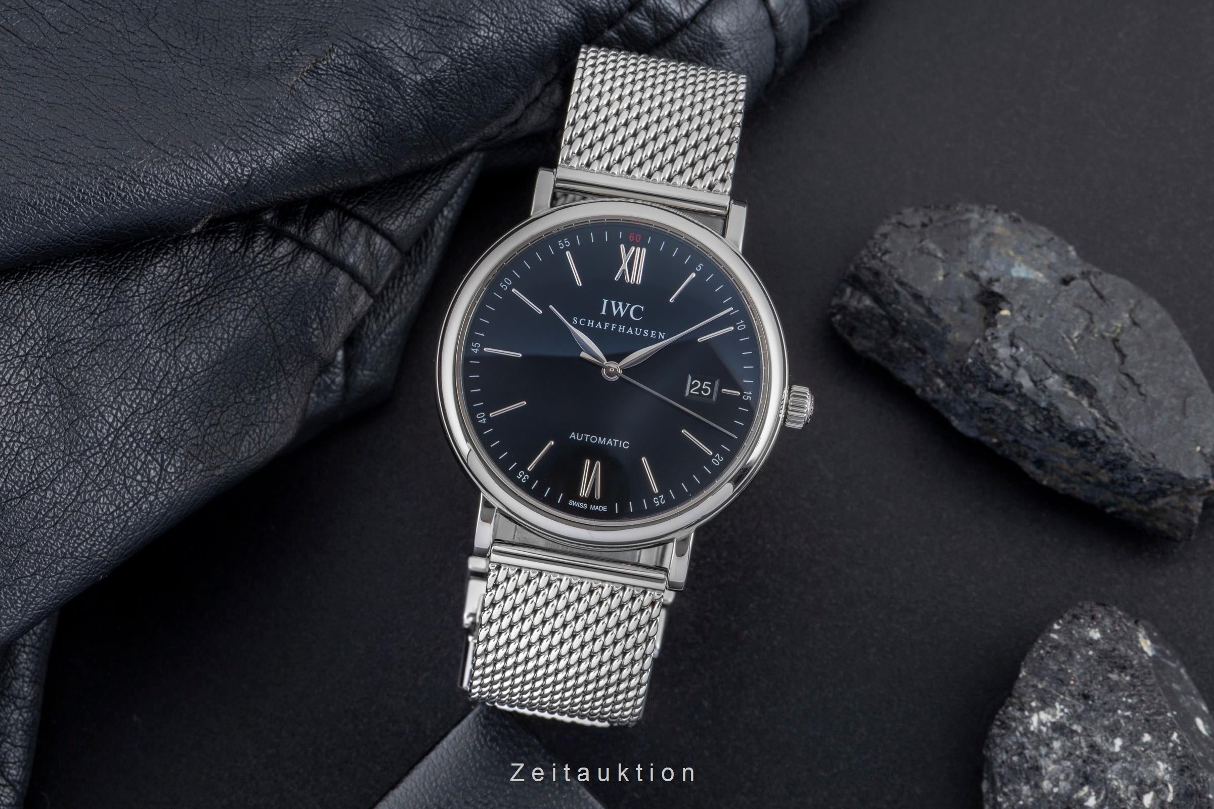 IWC Portofino acier automatique montre pour hommes IW356502 LP: 6300EUR  [2506155]