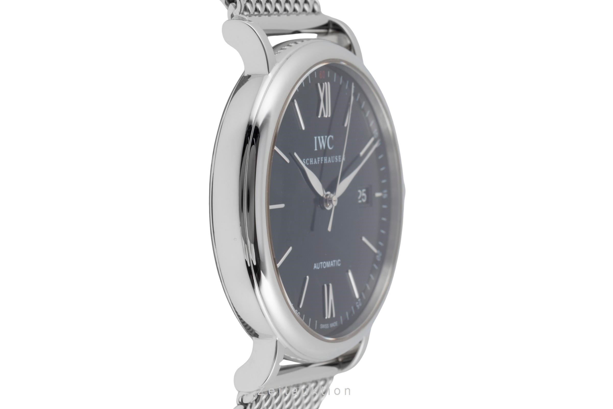 IWC Portofino acier automatique montre pour hommes IW356502 LP: 6300EUR  [2506155]