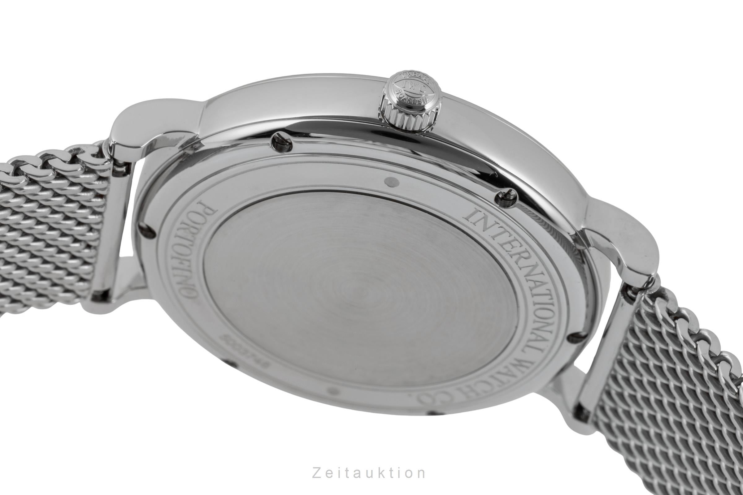 IWC Portofino acier automatique montre pour hommes IW356502 LP: 6300EUR  [2506155]