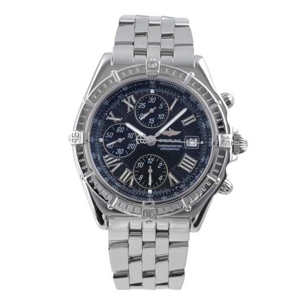 Breitling Crosswind chronographe acier automatique montre pour hommes A13355-105  [2506157]