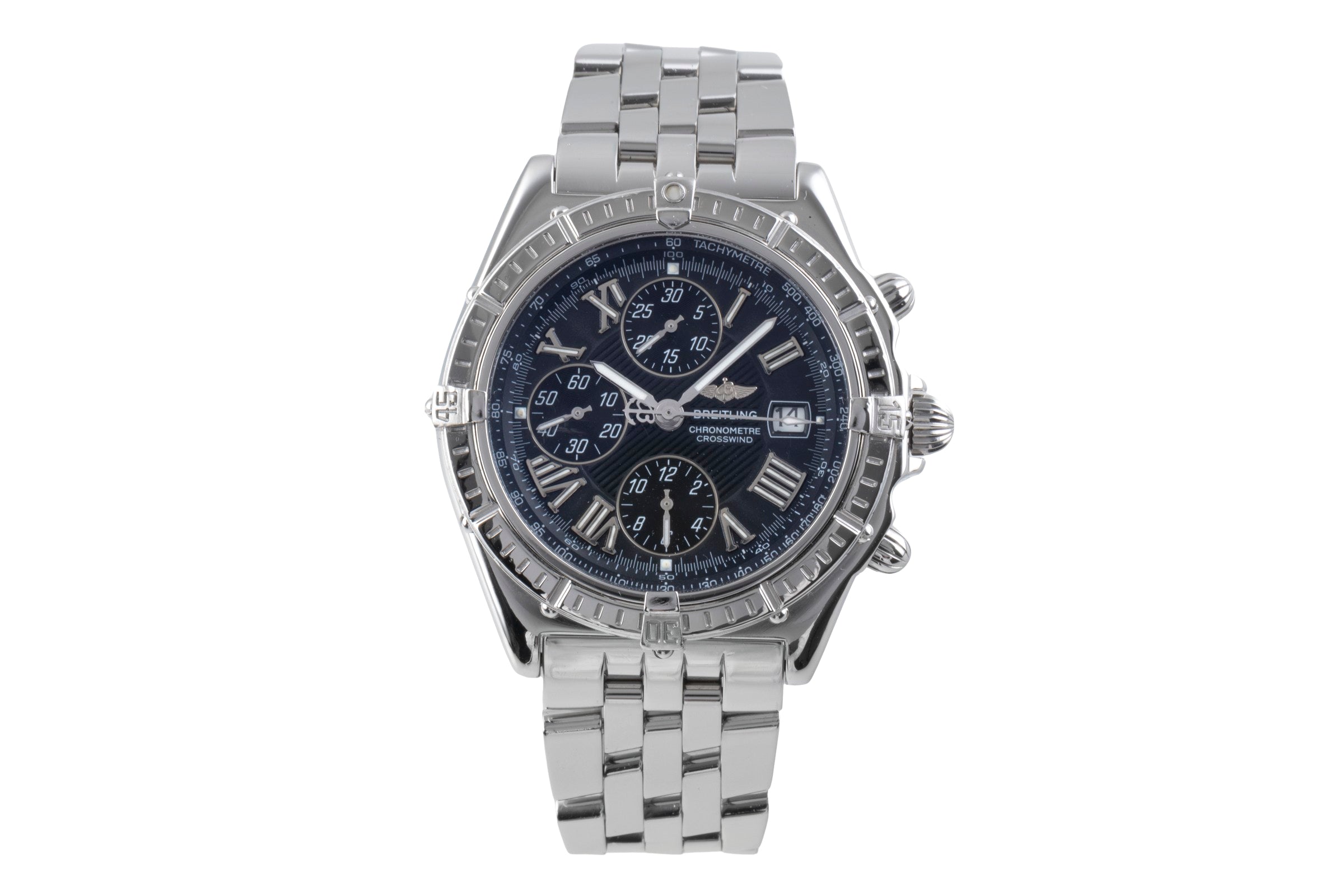 Breitling Crosswind chronograph steel automatic men's watch A13355-105  [2506157]