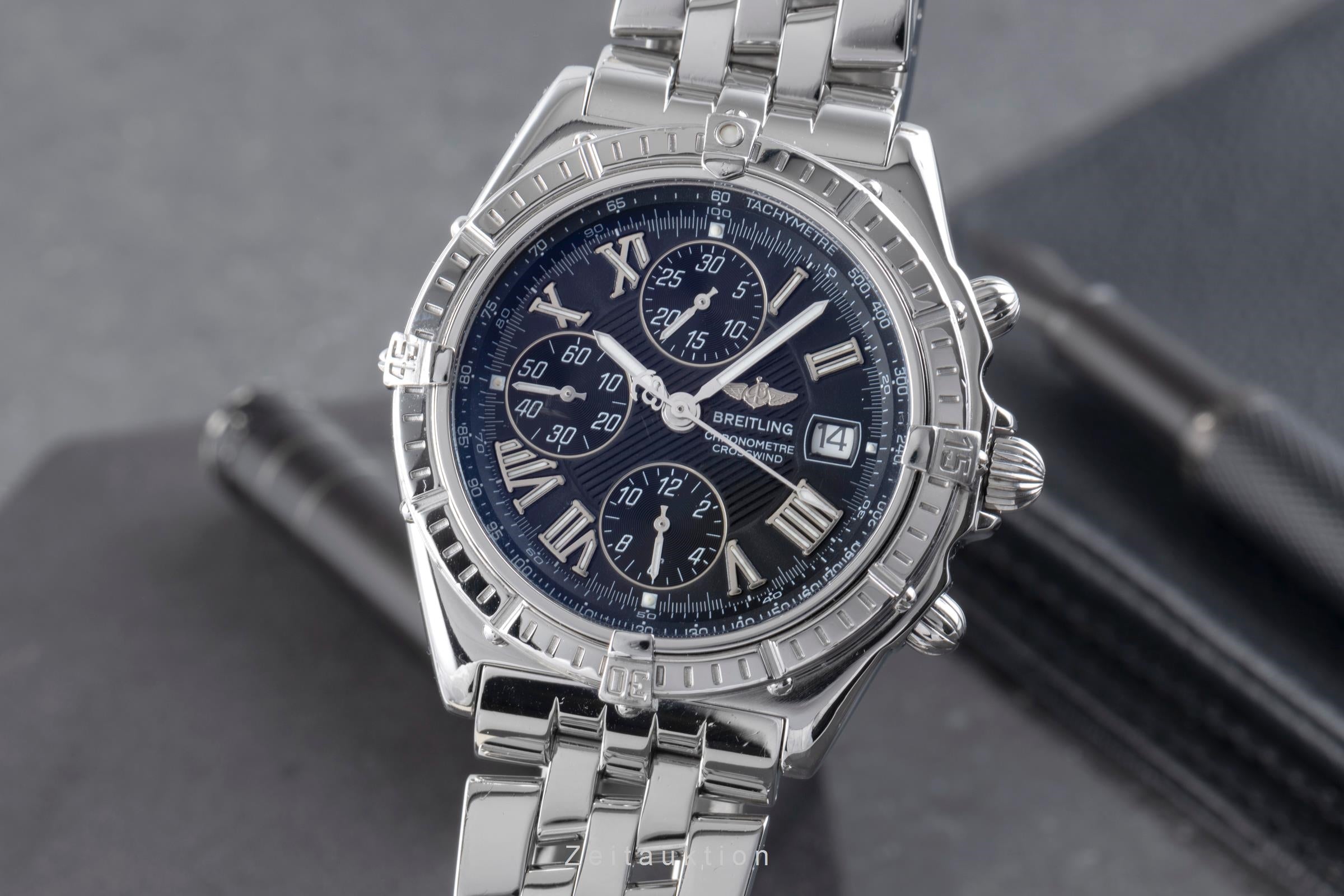 Breitling Crosswind chronograph steel automatic men's watch A13355-105  [2506157]