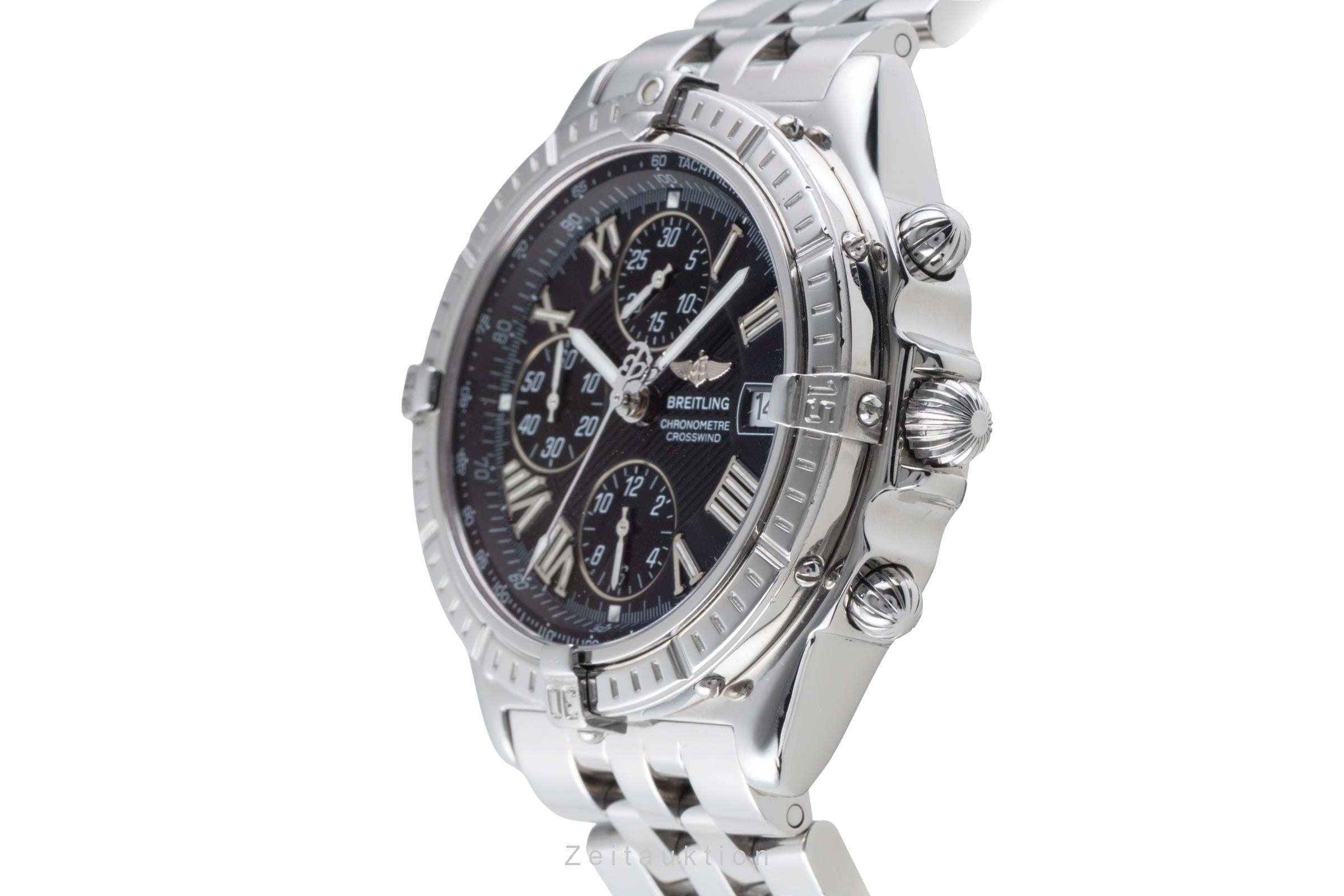Breitling Crosswind chronographe acier automatique montre pour hommes A13355-105  [2506157]