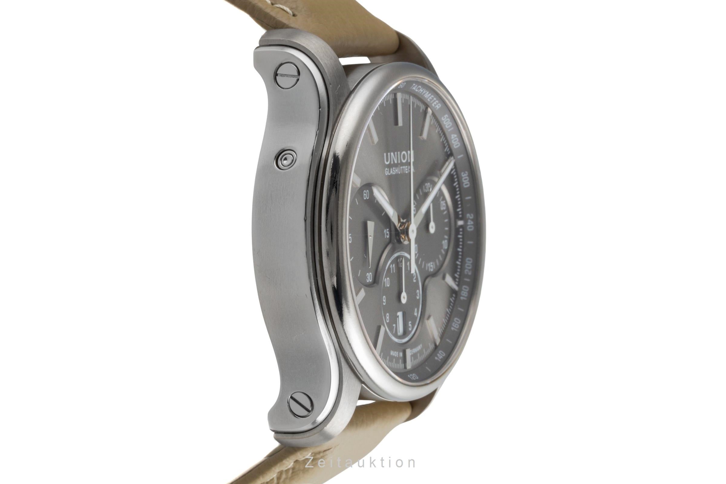 Union Glashütte Belisar chronograph titanium automatic men's watch D002.427.46.081.00  [2506158]