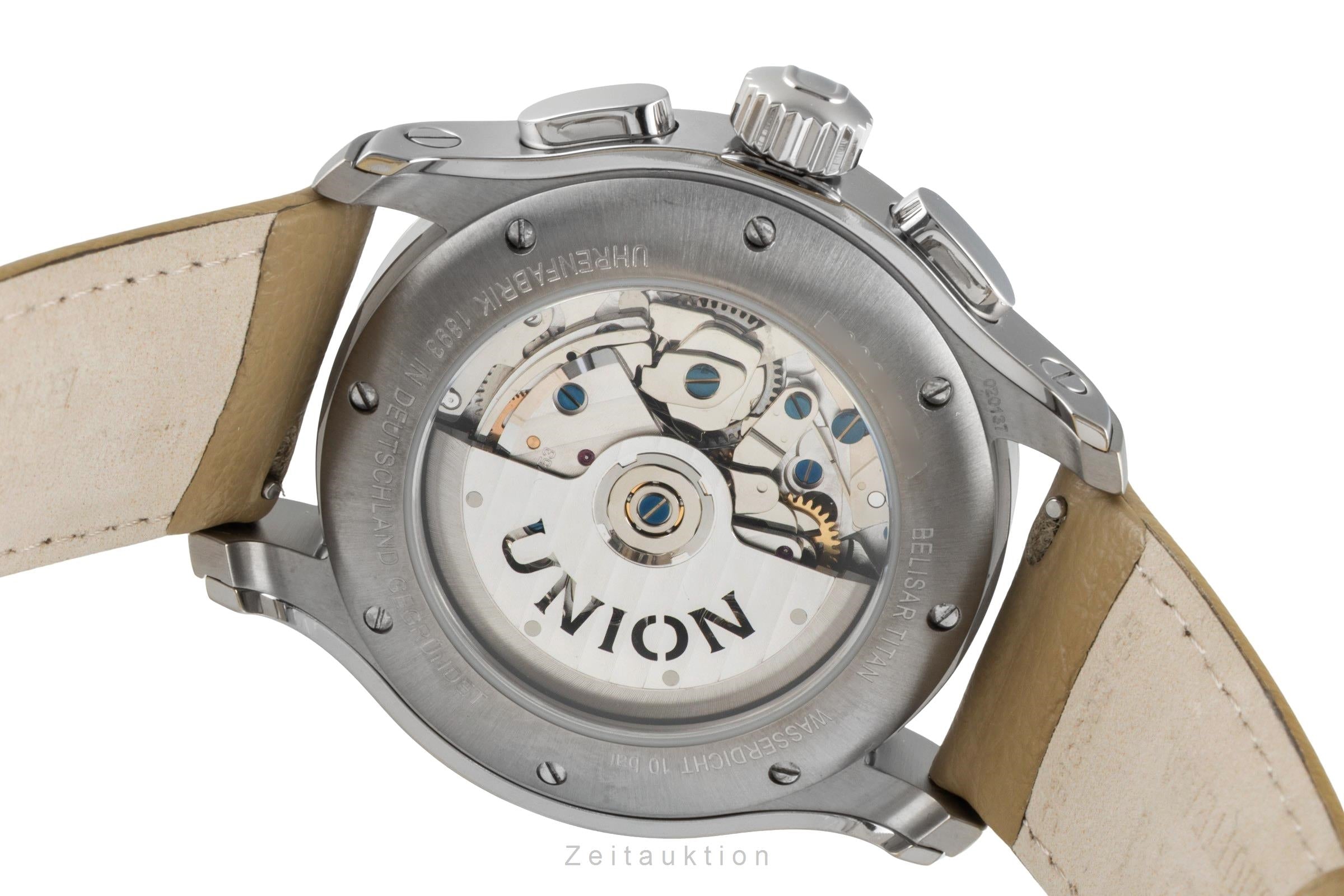 Union Glashütte Belisar chronograph titanium automatic men's watch D002.427.46.081.00  [2506158]