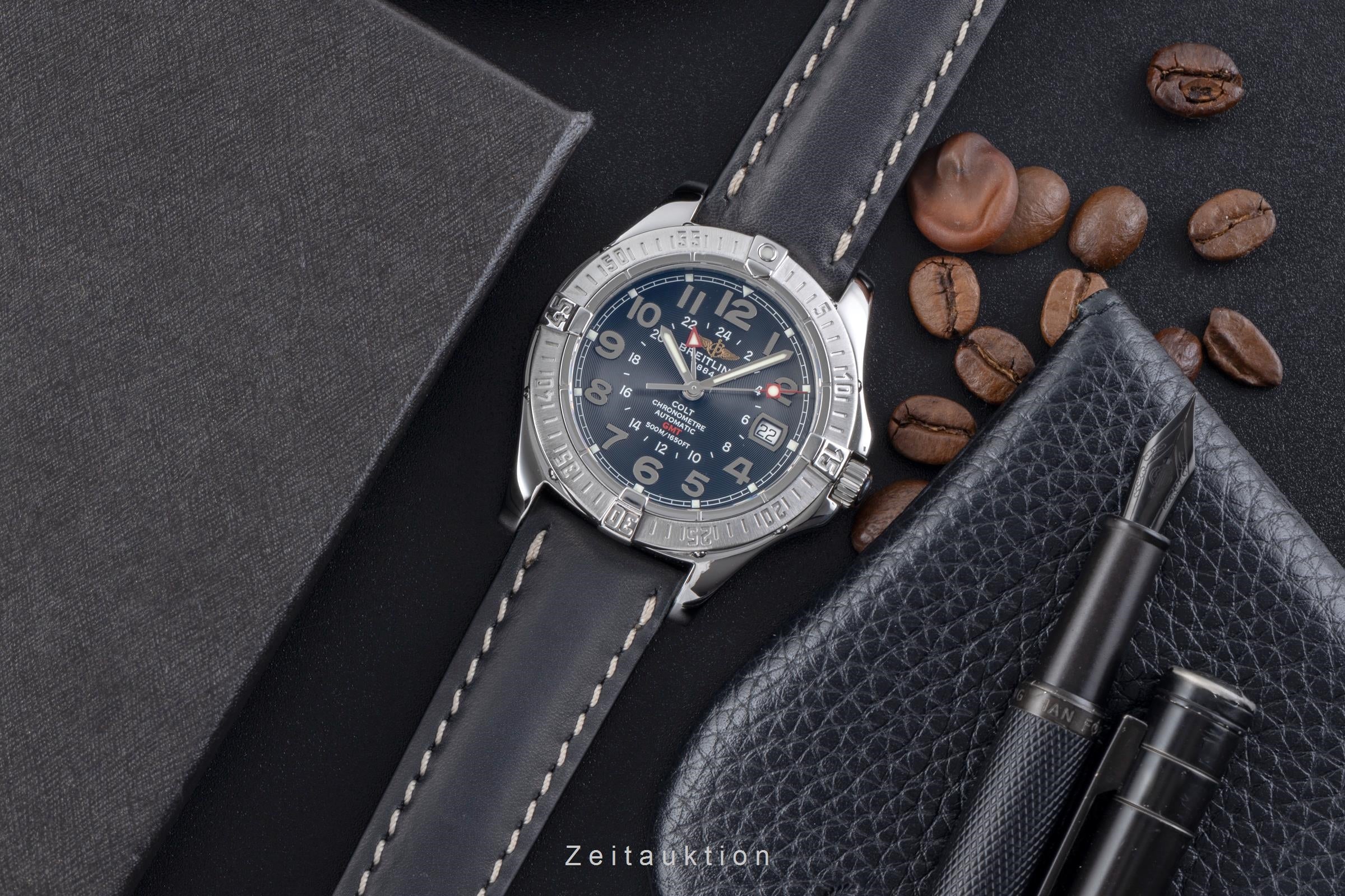 Breitling Colt GMT acero automático reloj para caballeros A32350  [2506159]