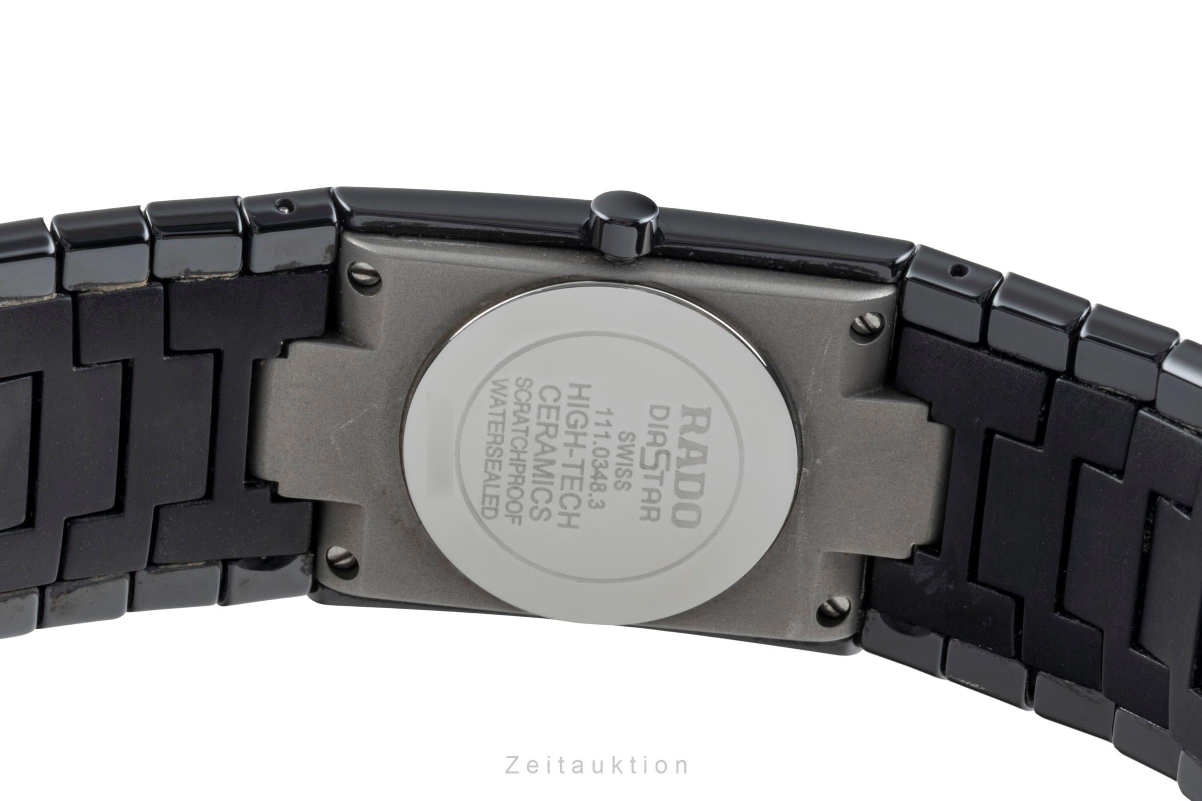 Rado Diastar Ceramica ceramic / titanium quartz women's watch R21348162  ,111.0348.3  [2506162]