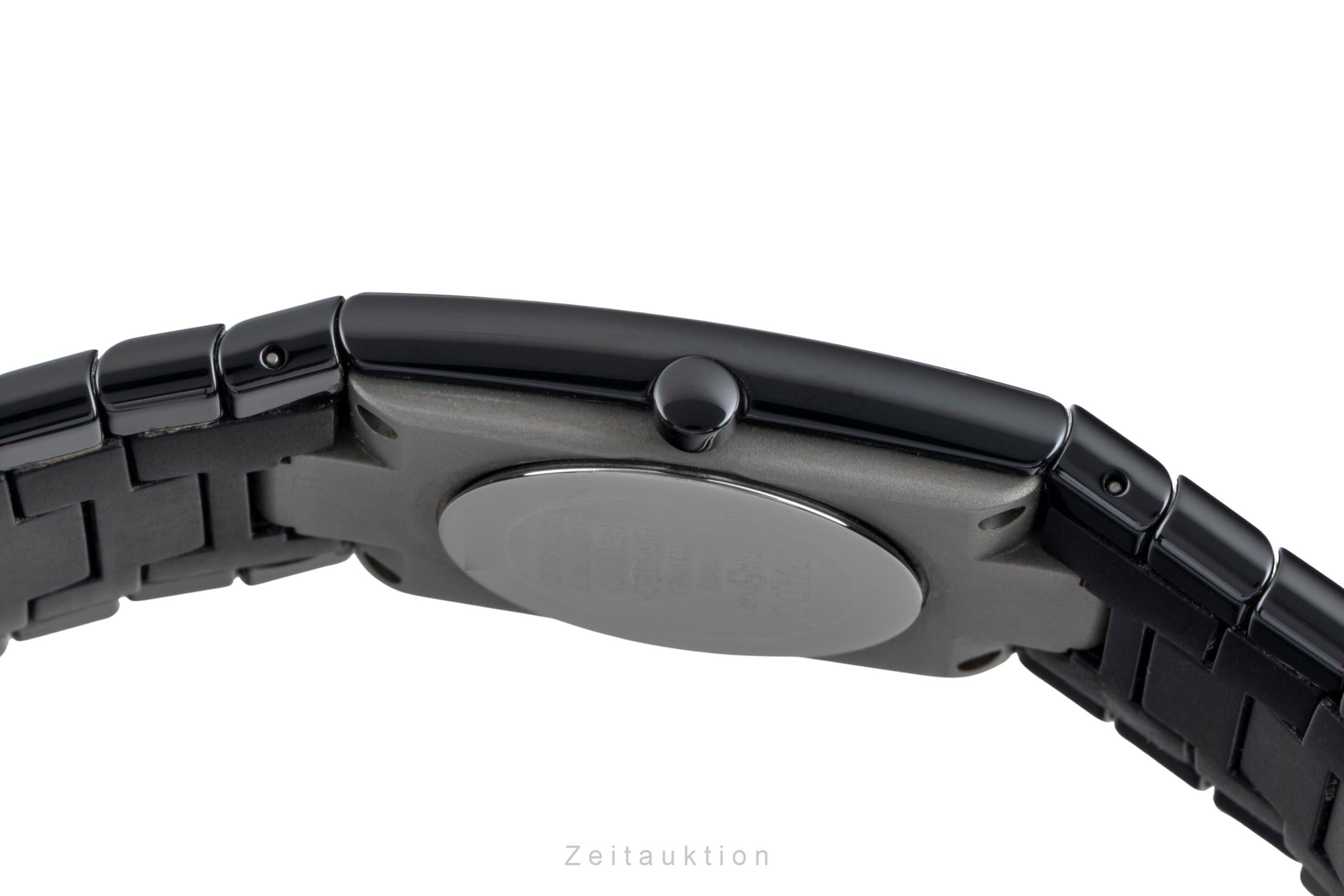 【稼働】RADO DIASTAR 腕時計 2Pダイヤ セラミック レディース Rado Diastar Ceramica ceramic / titanium quartz Ref. R21348162