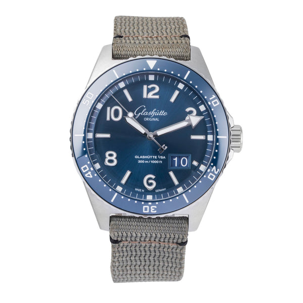 Glashütte SeaQ acier automatique montre pour hommes 1-36-13-02-81-34	 LP: 12700EUR  [2506164]