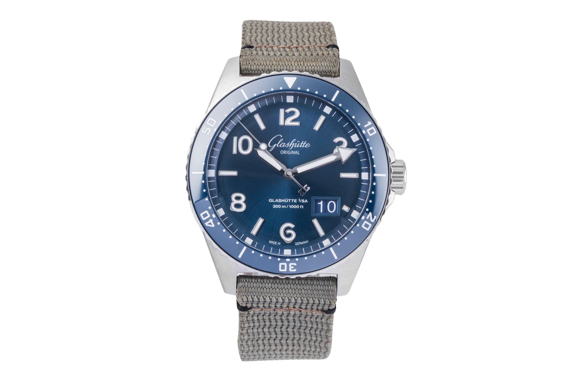 Glashütte SeaQ acier automatique montre pour hommes 1-36-13-02-81-34	 LP: 12700EUR  [2506164]