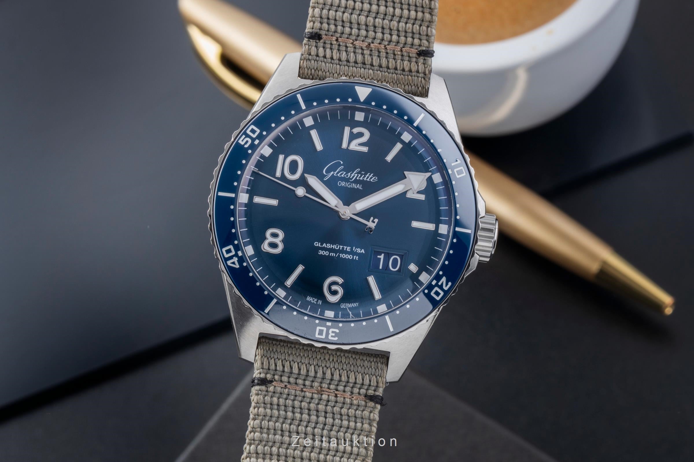 Glashütte SeaQ acier automatique montre pour hommes 1-36-13-02-81-34	 LP: 12700EUR  [2506164]