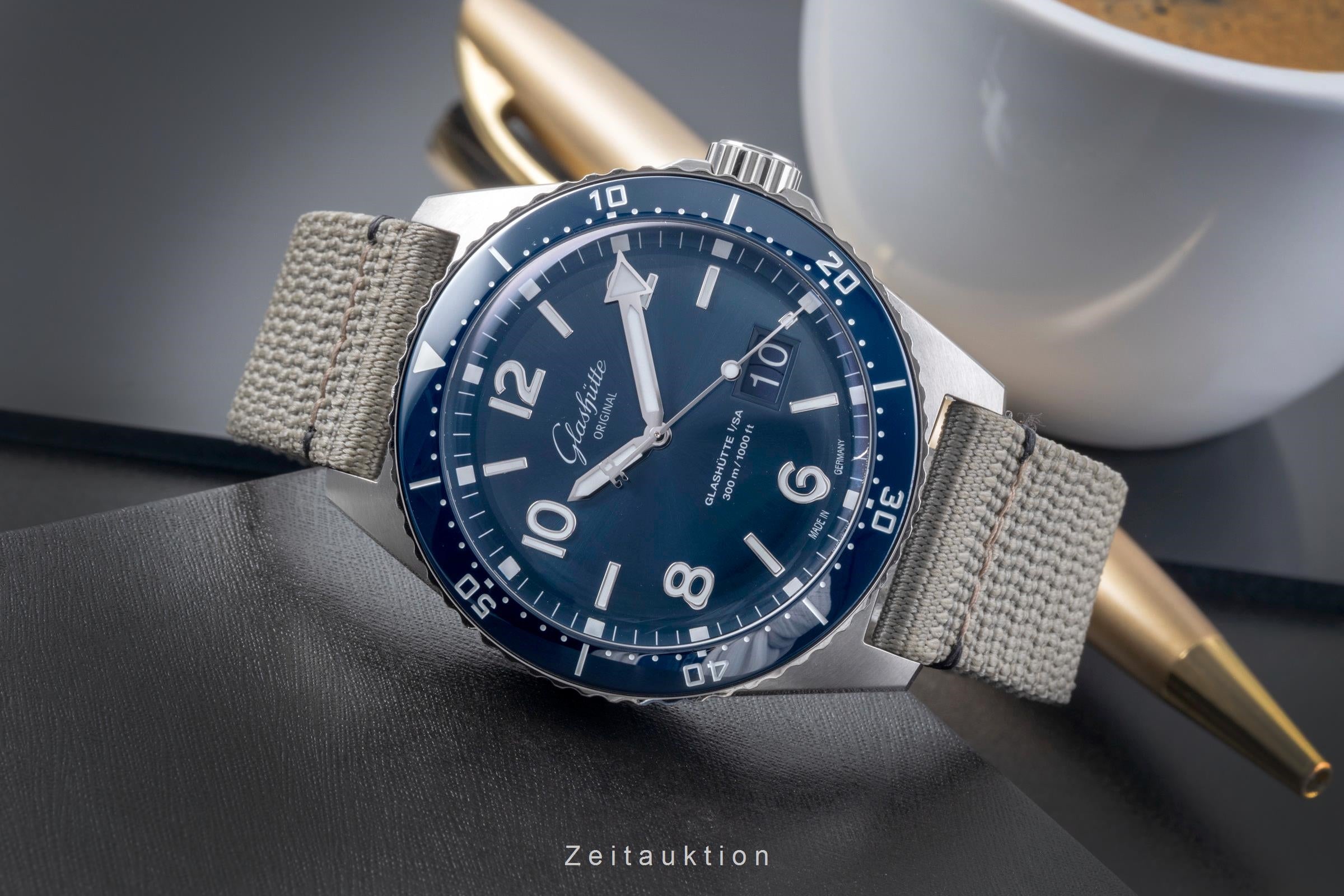 Glashütte SeaQ acier automatique montre pour hommes 1-36-13-02-81-34	 LP: 12700EUR  [2506164]