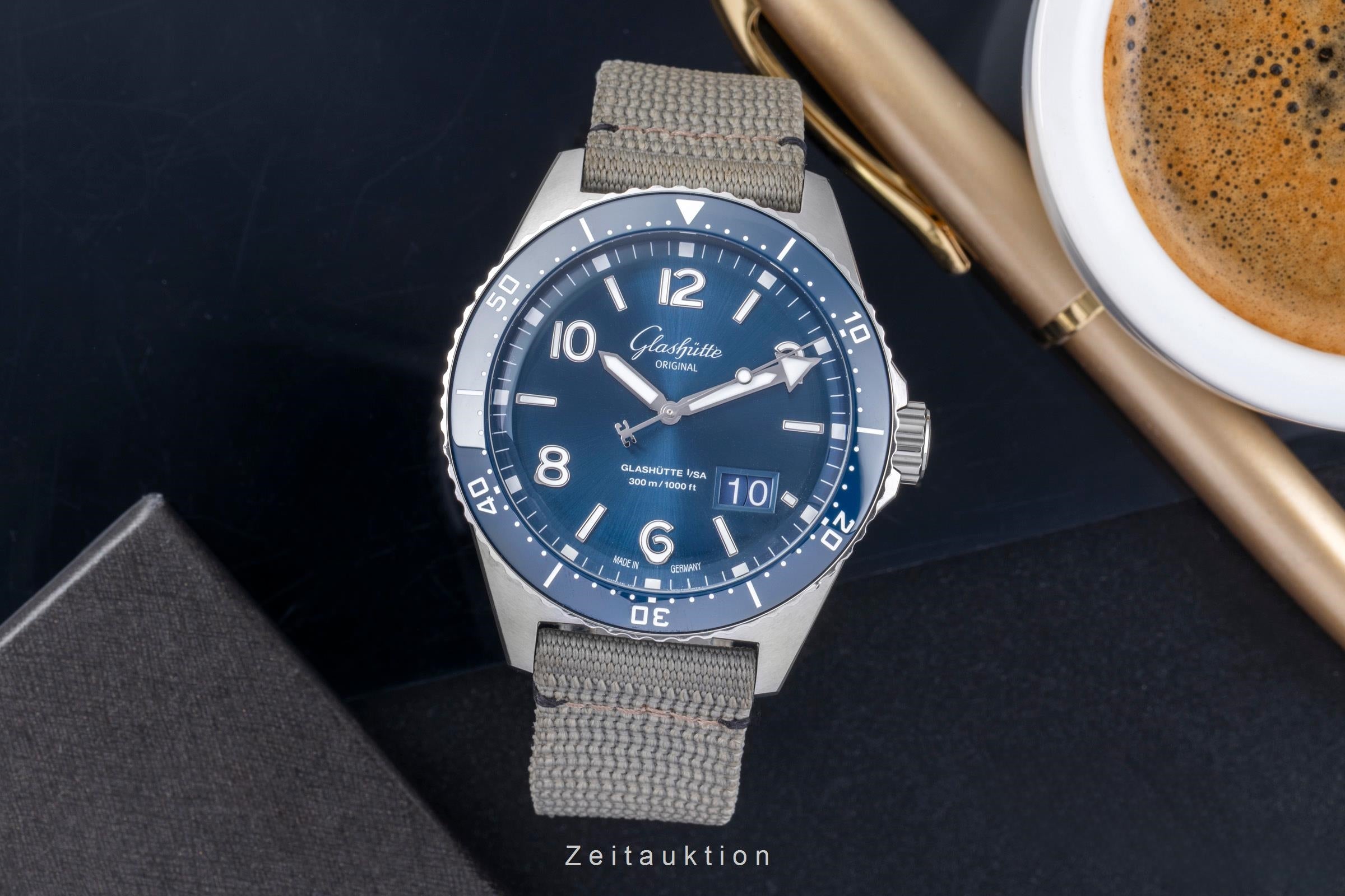 Glashütte SeaQ acier automatique montre pour hommes 1-36-13-02-81-34	 LP: 12700EUR  [2506164]