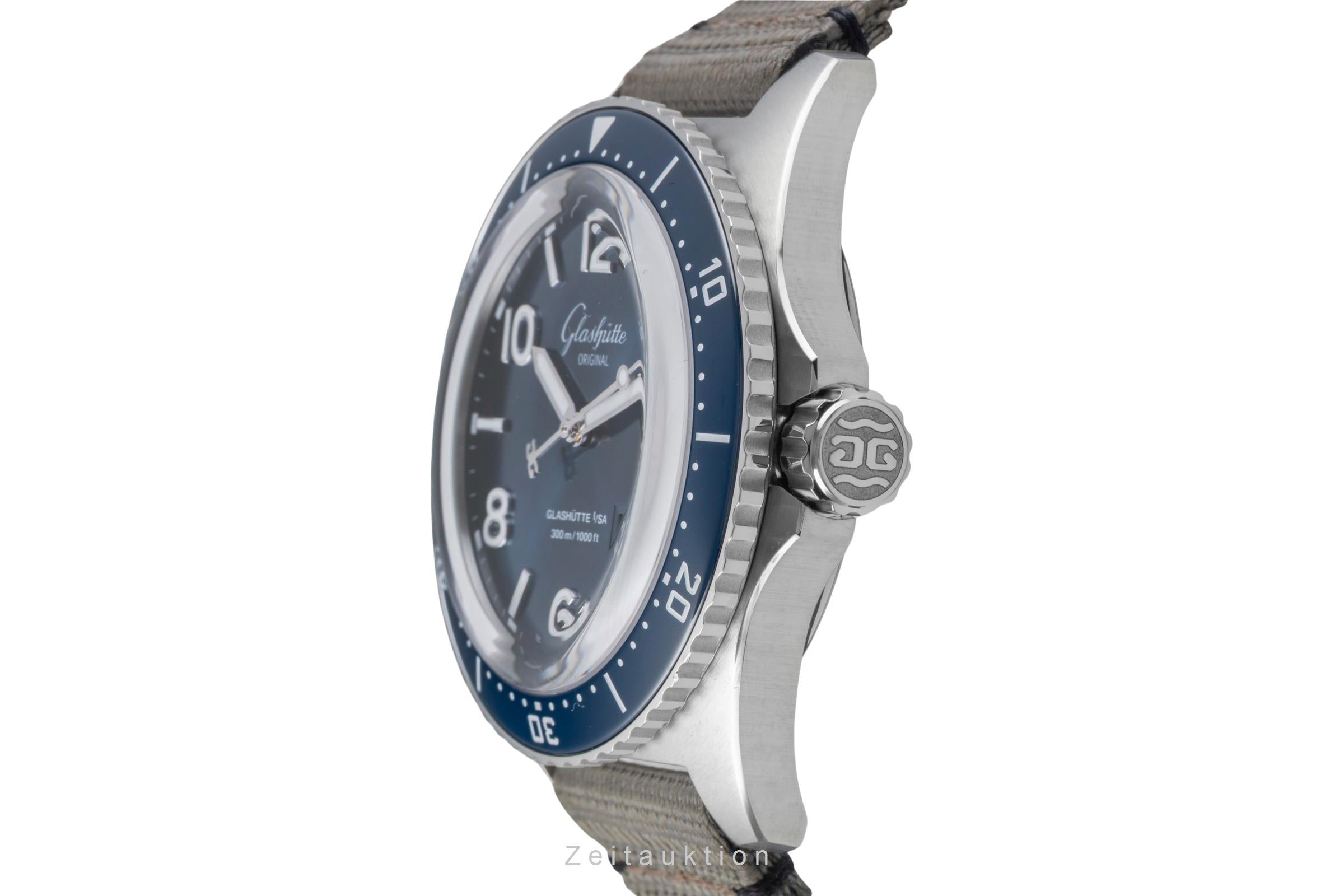 Glashütte SeaQ acier automatique montre pour hommes 1-36-13-02-81-34	 LP: 12700EUR  [2506164]