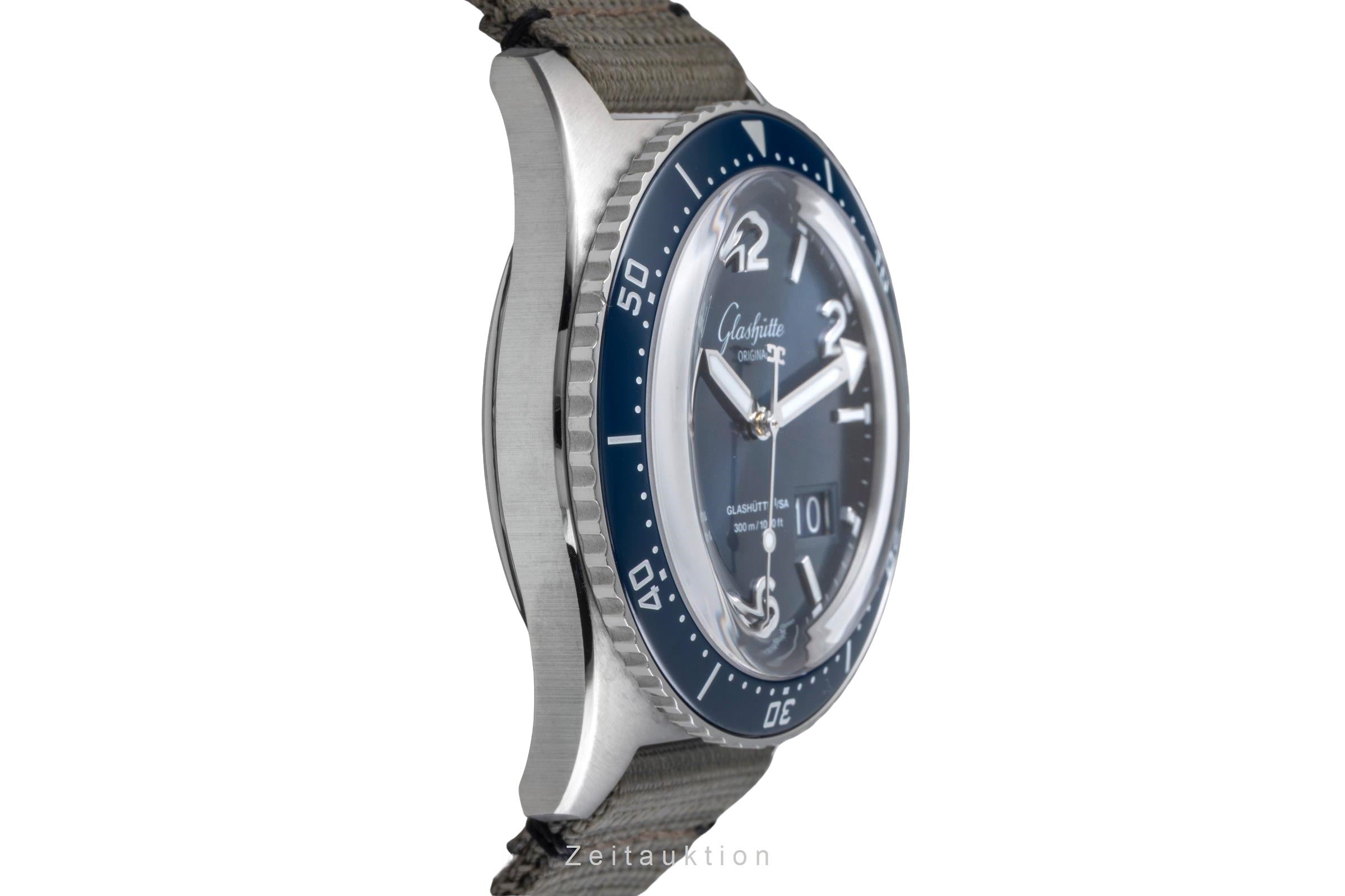 Glashütte SeaQ acier automatique montre pour hommes 1-36-13-02-81-34	 LP: 12700EUR  [2506164]