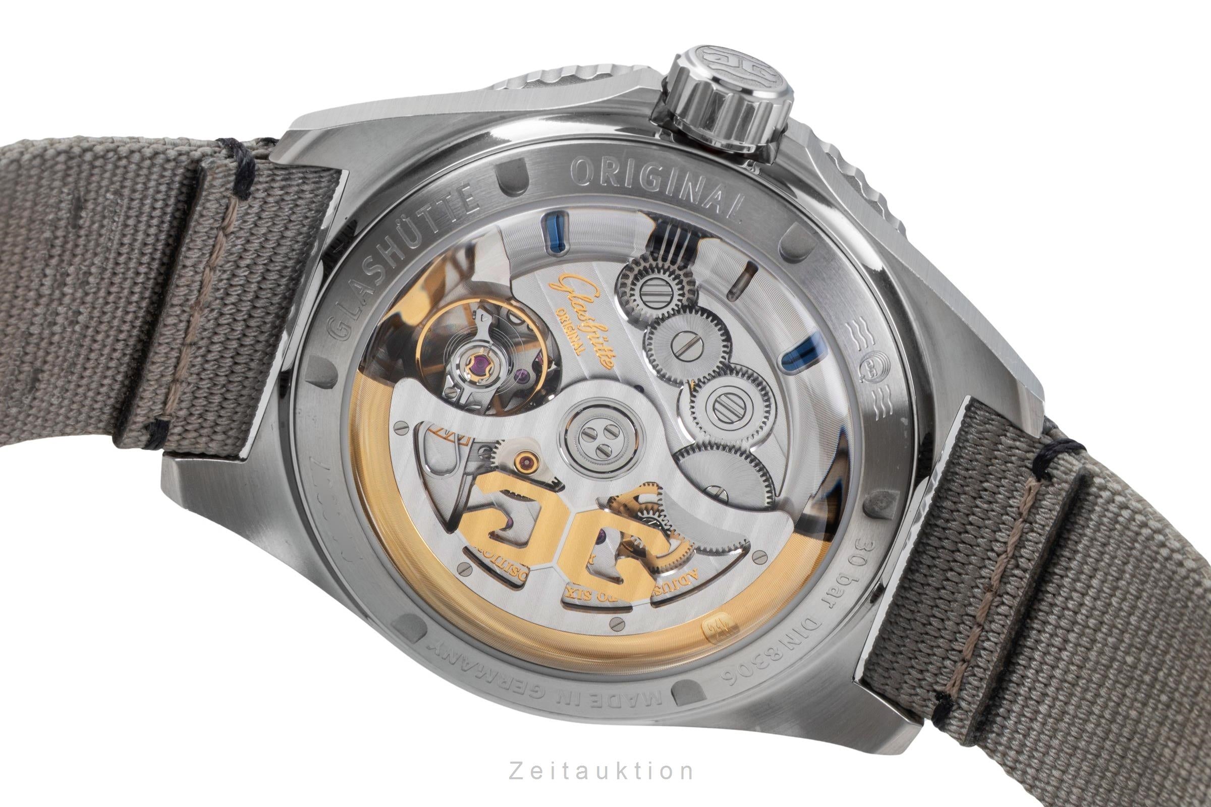 Glashütte SeaQ acier automatique montre pour hommes 1-36-13-02-81-34	 LP: 12700EUR  [2506164]