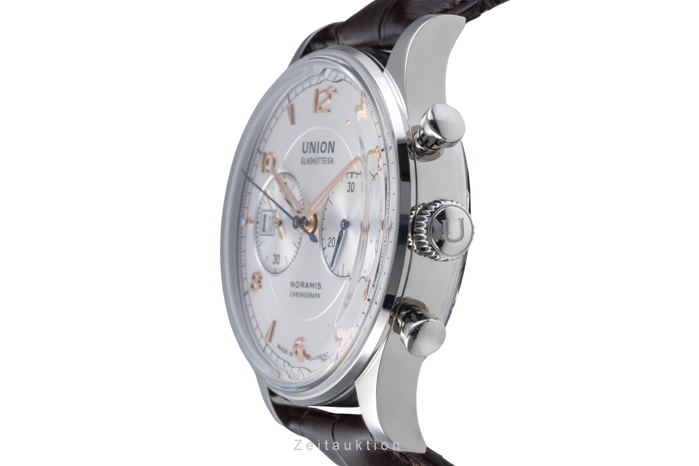 Union Glashütte Noramis chronographe acier automatique montre pour hommes D012.427.16.037.01	  [2506170]