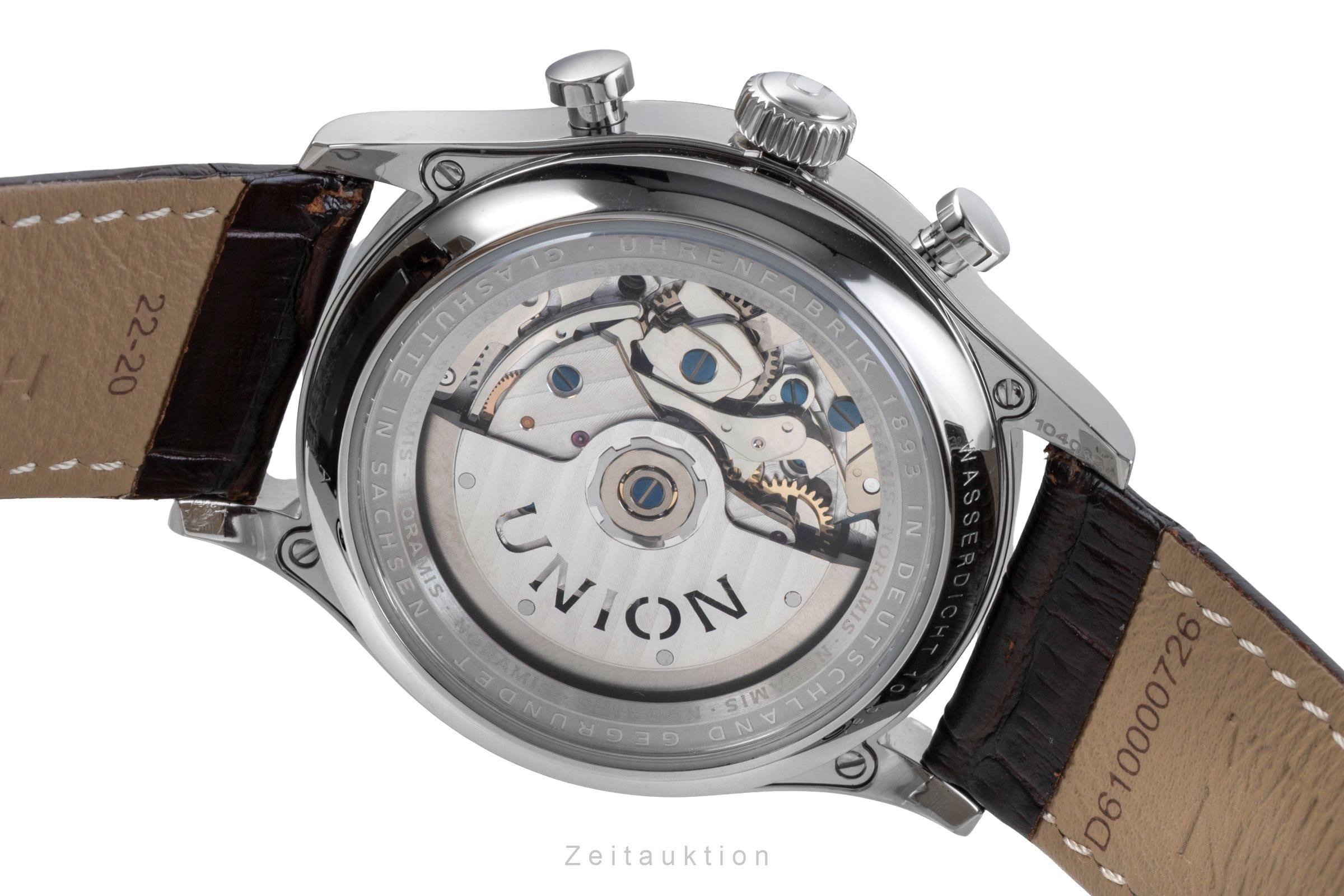 Union Glashütte Noramis chronographe acier automatique montre pour hommes D012.427.16.037.01	  [2506170]
