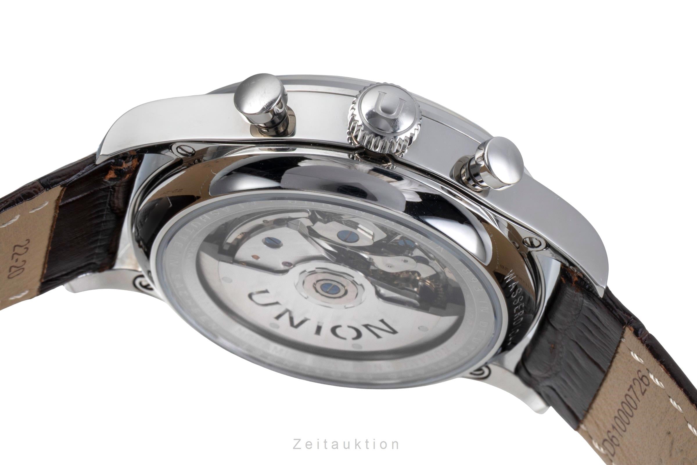 Union Glashütte Noramis chronographe acier automatique montre pour hommes D012.427.16.037.01	  [2506170]