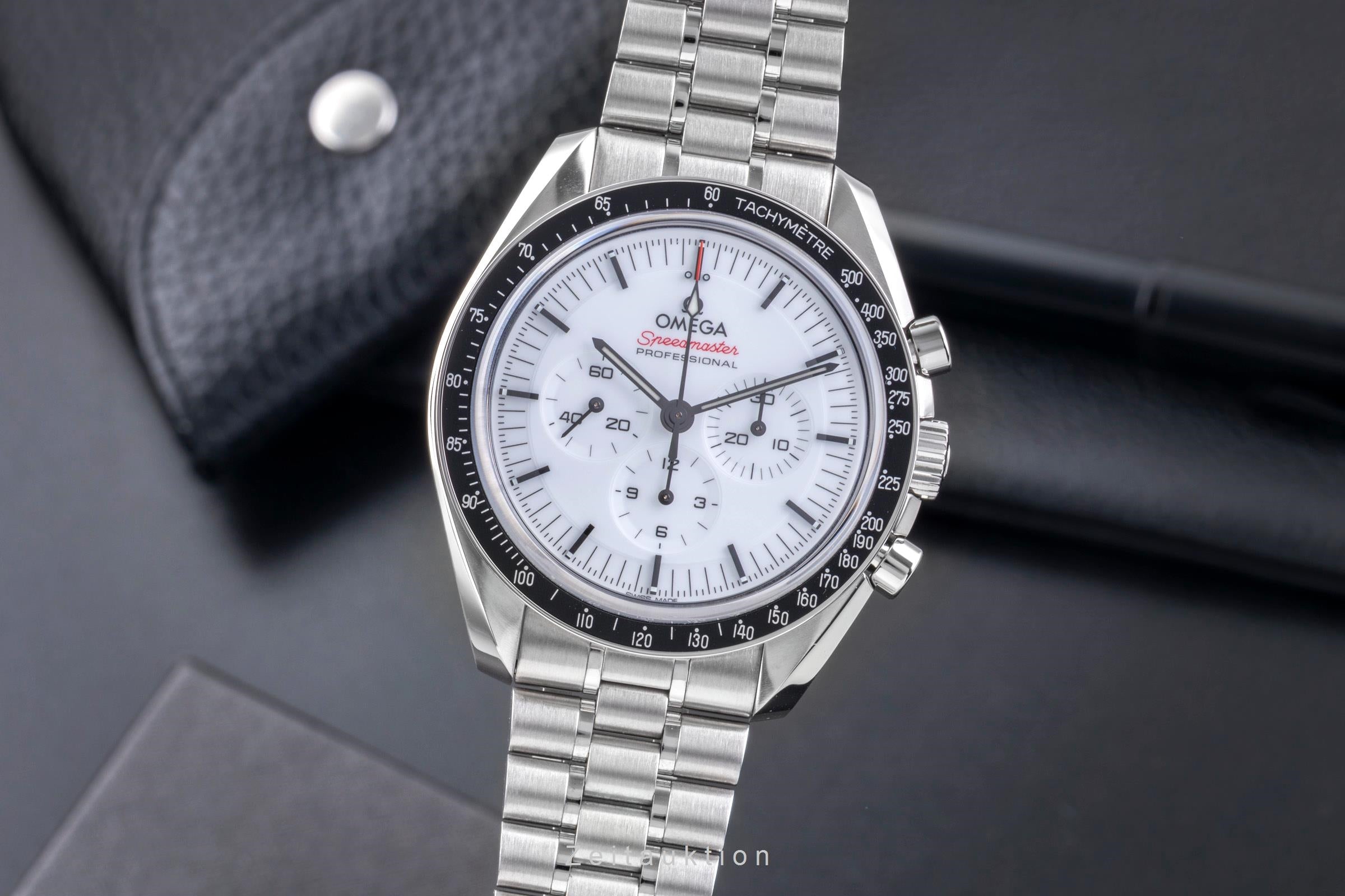 Omega Speedmaster Moonwatch Chronograph Stahl Ref. 310.30.42.50.04.001 B&P [2506175]