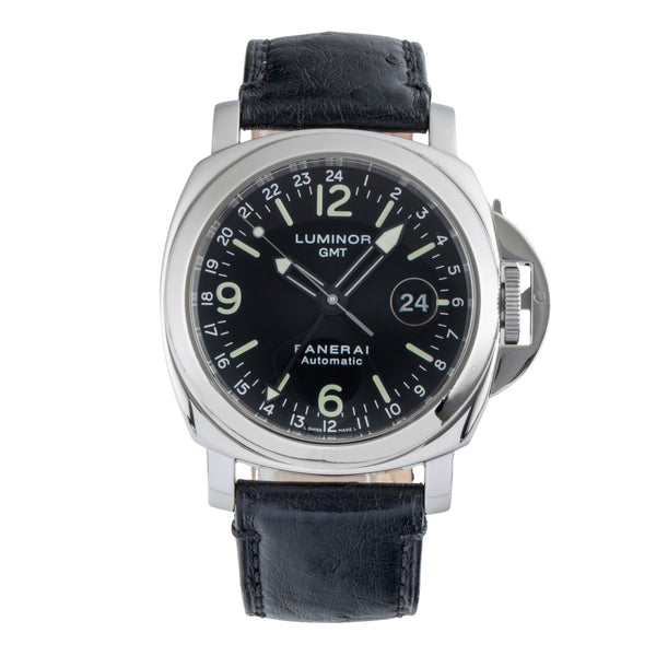 Panerai Luminor GMT acier automatique montre pour hommes PAM00063  [2506177]