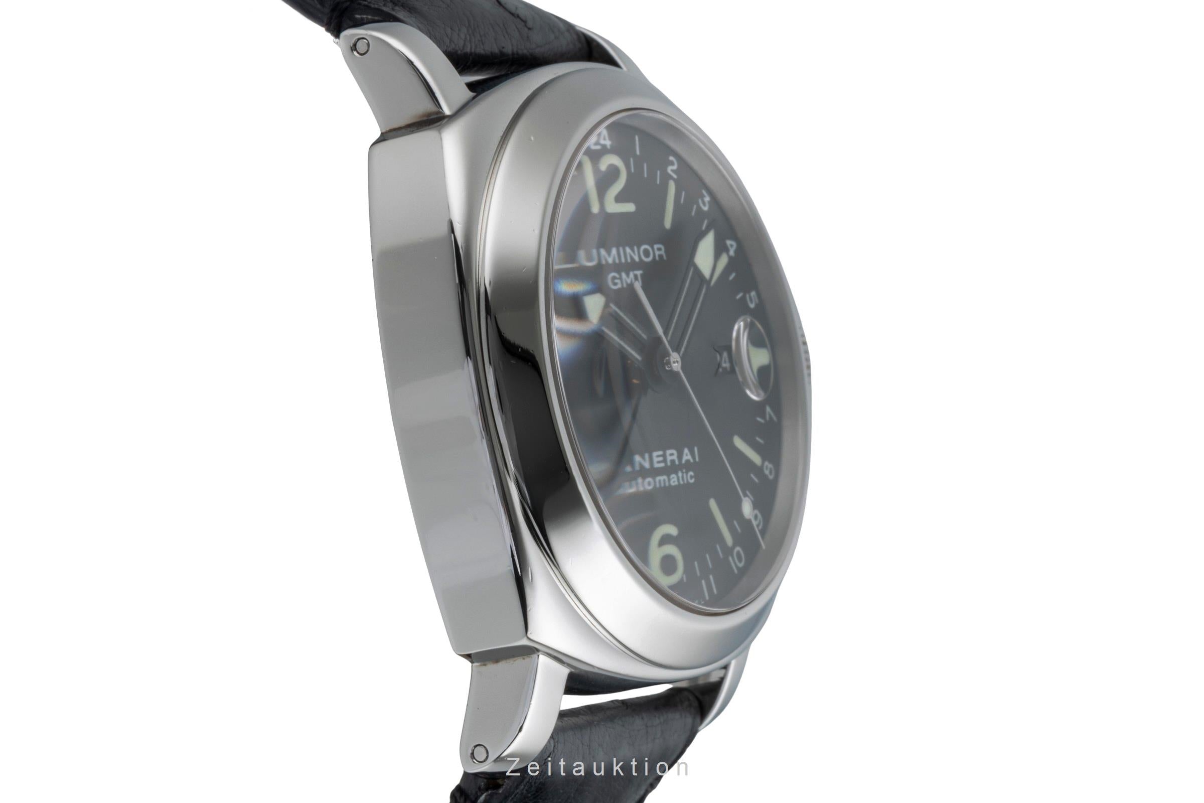 Panerai Luminor GMT acier automatique montre pour hommes PAM00063  [2506177]