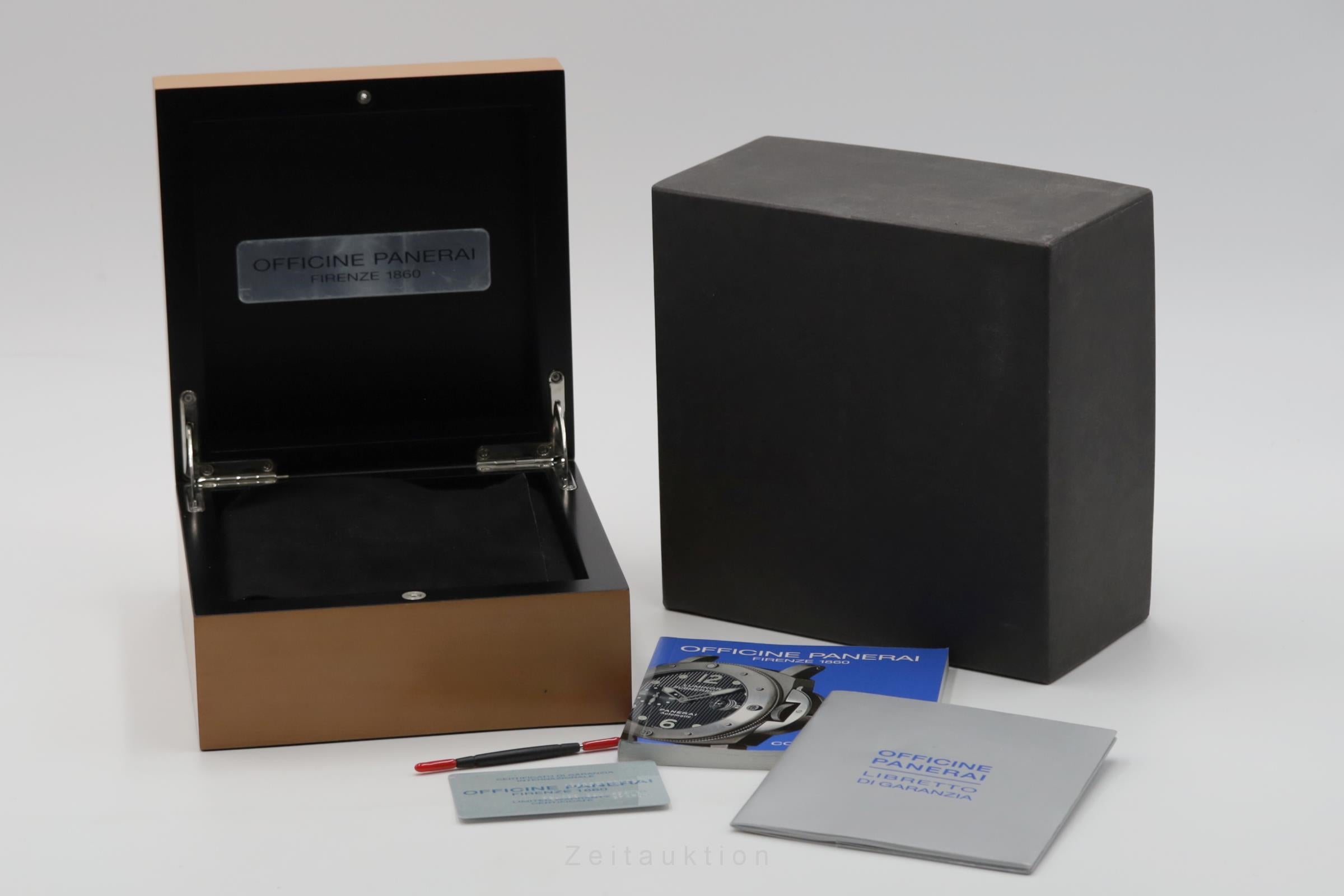 Panerai Luminor GMT acier automatique montre pour hommes PAM00063  [2506177]